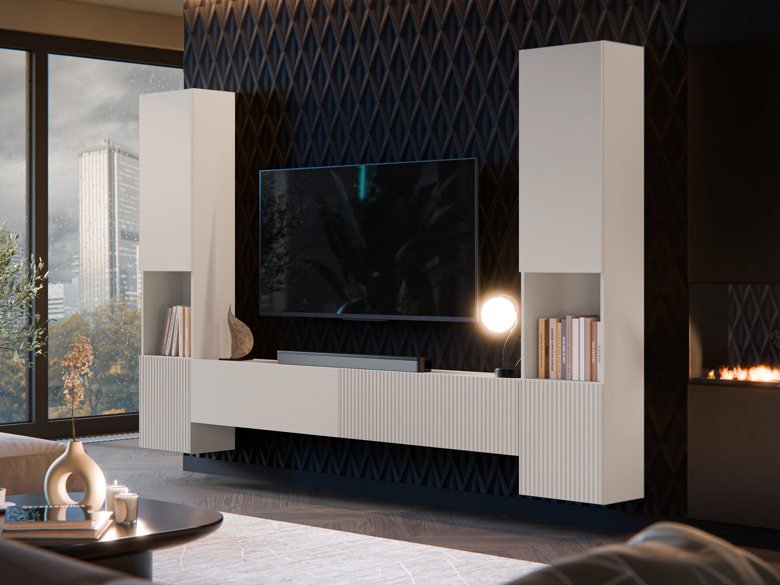 Olohuonesetti Calveru 107 (Kashmir)