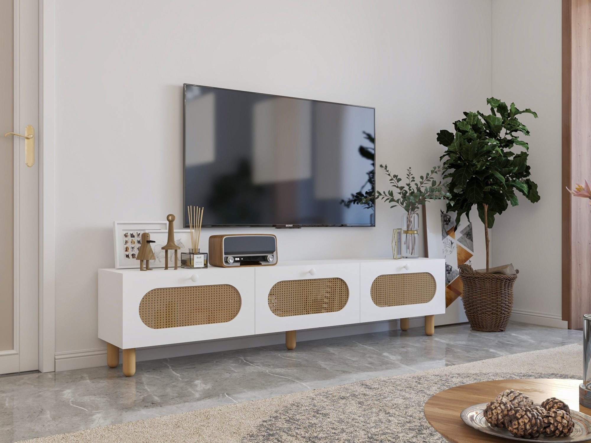 TV-taso Kailua 2553 (Valkoinen)