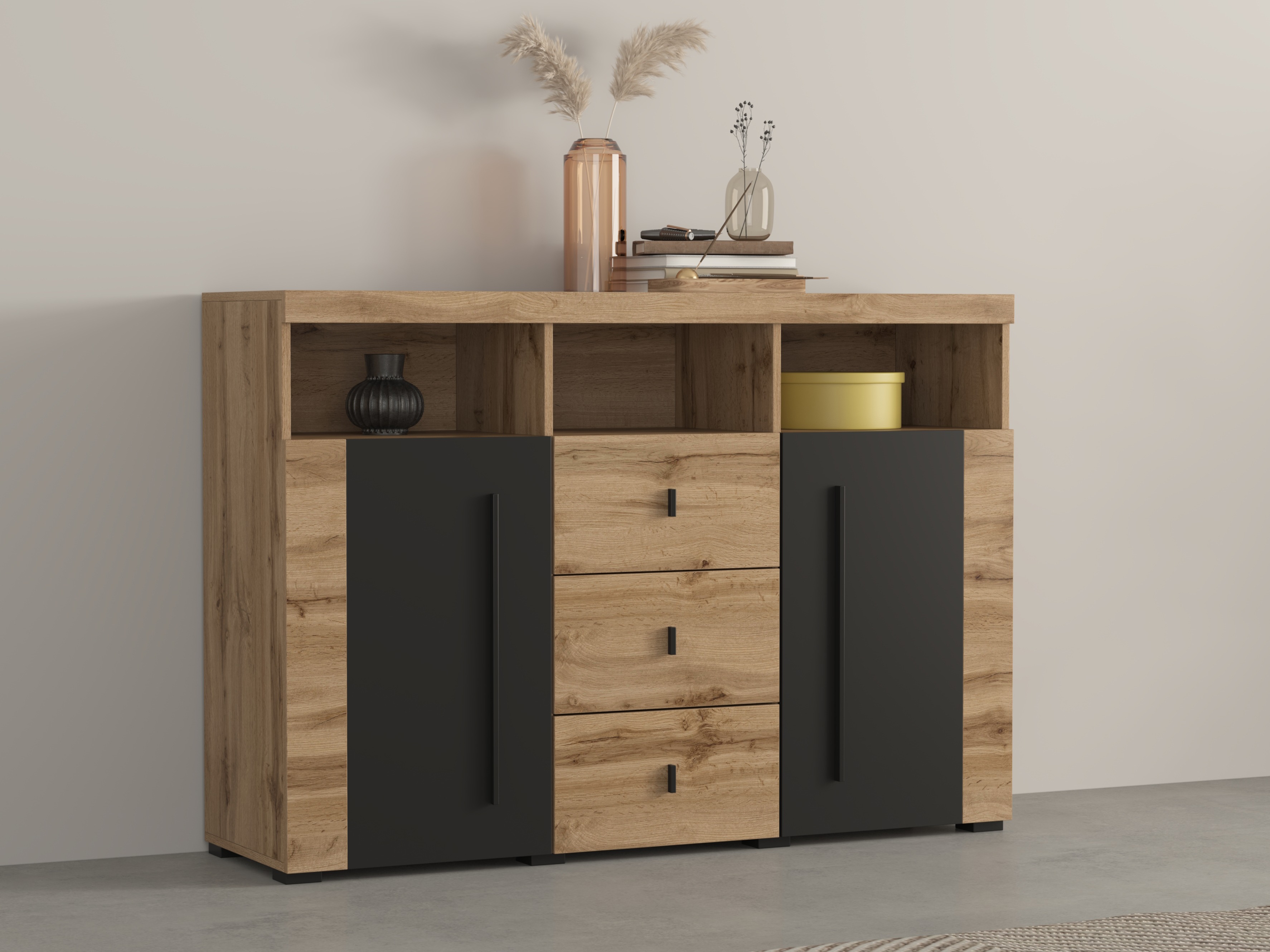 Lipasto Sorciro 101 (Musta + Wotan tammi)