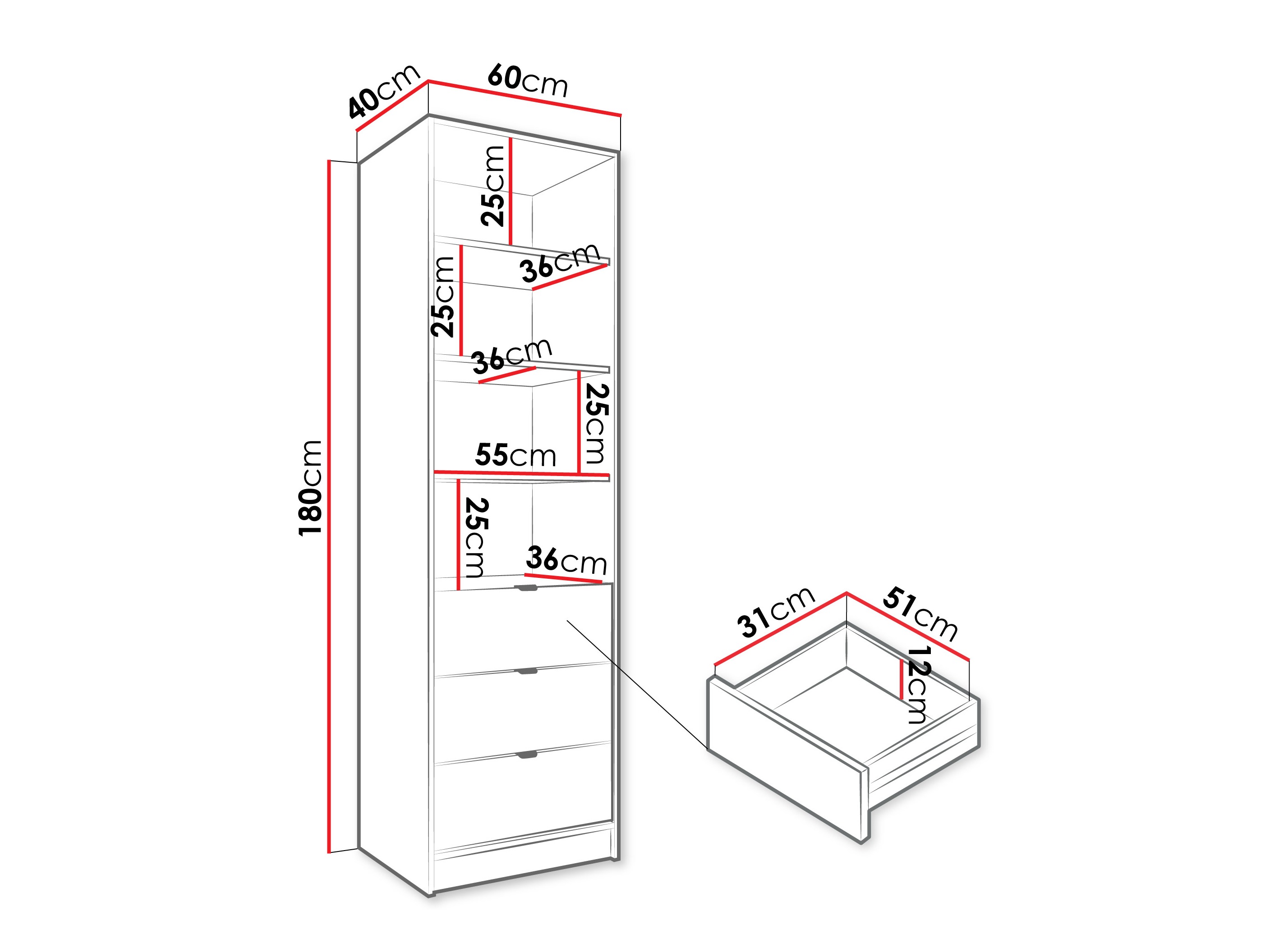 Hylly Comfivo Papilio (Beige)