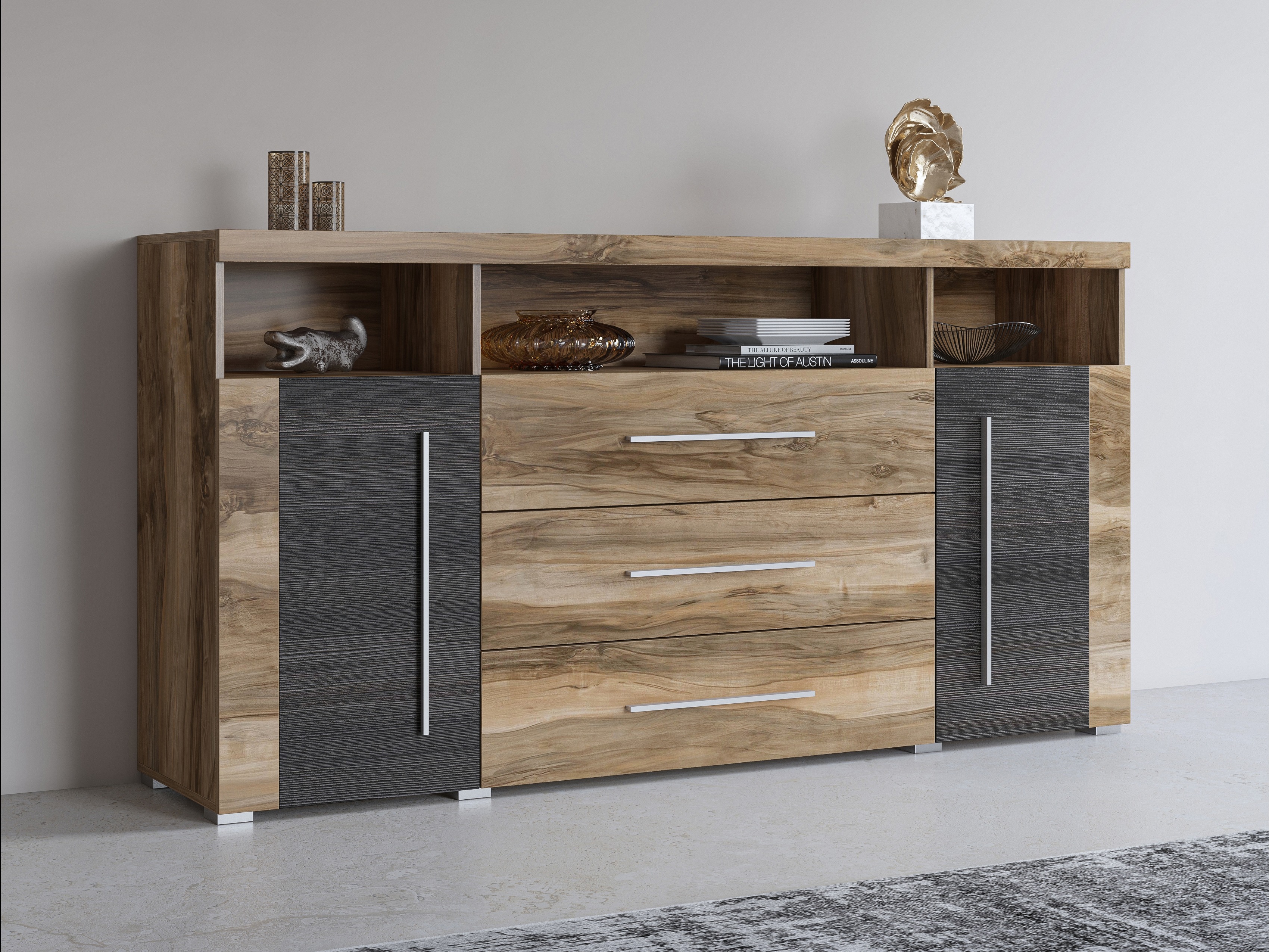 Lipasto Sorciro 100 (Pähkinä + Tumma tammi)