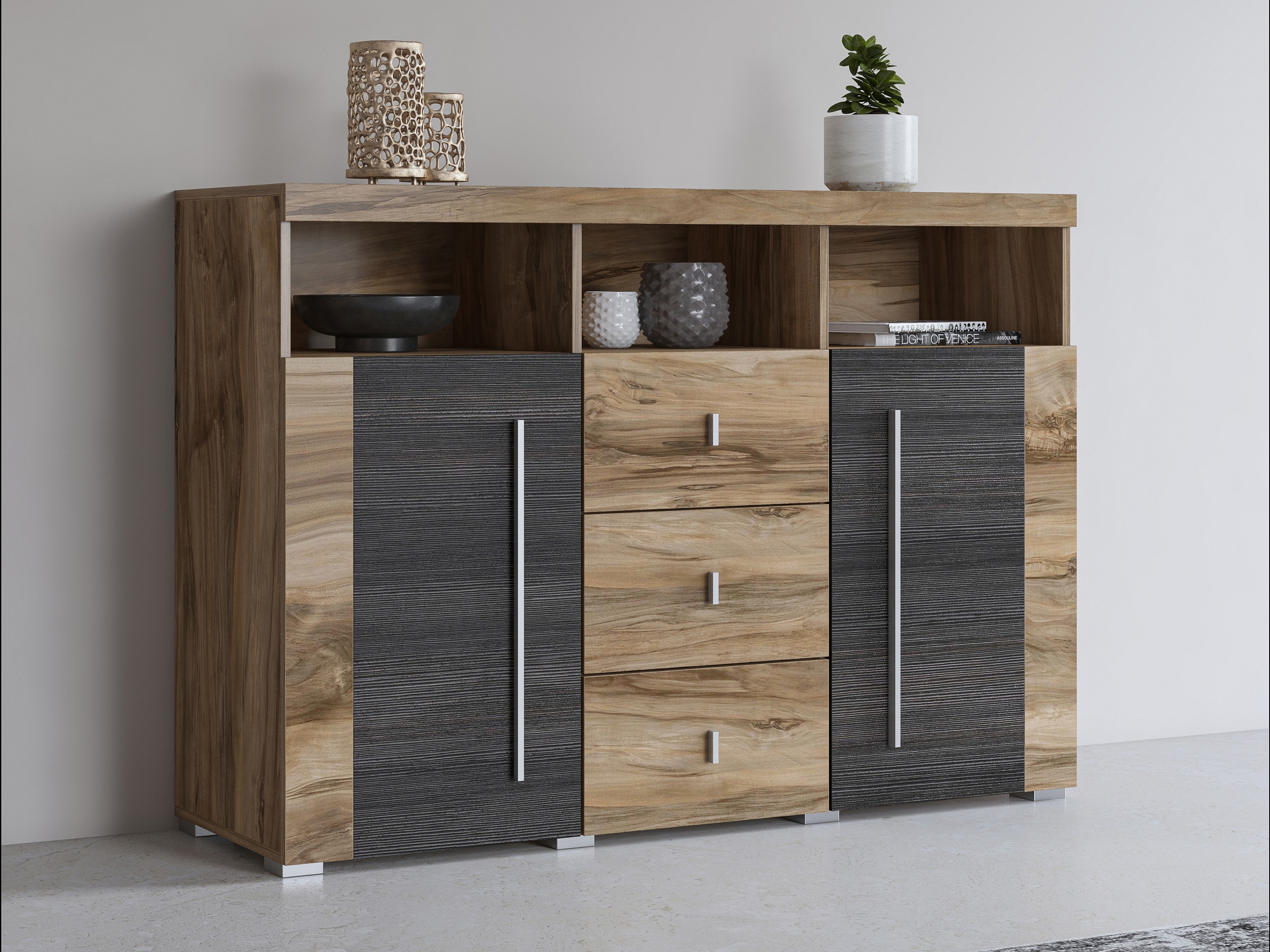 Lipasto Sorciro 101 (Pähkinä + Tumma tammi)