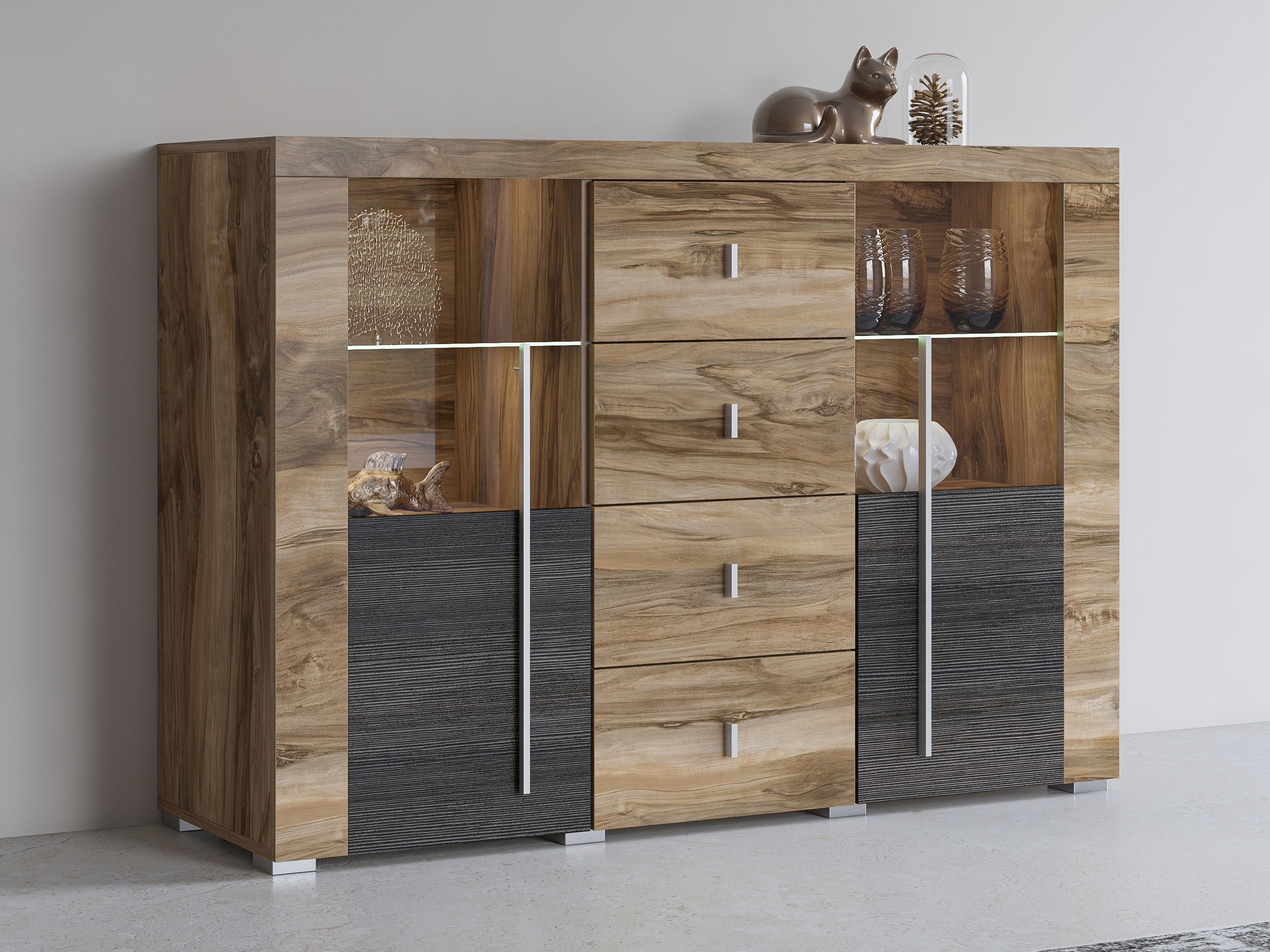 Lipasto Sorciro 109 (Pähkinä + Tumma tammi)