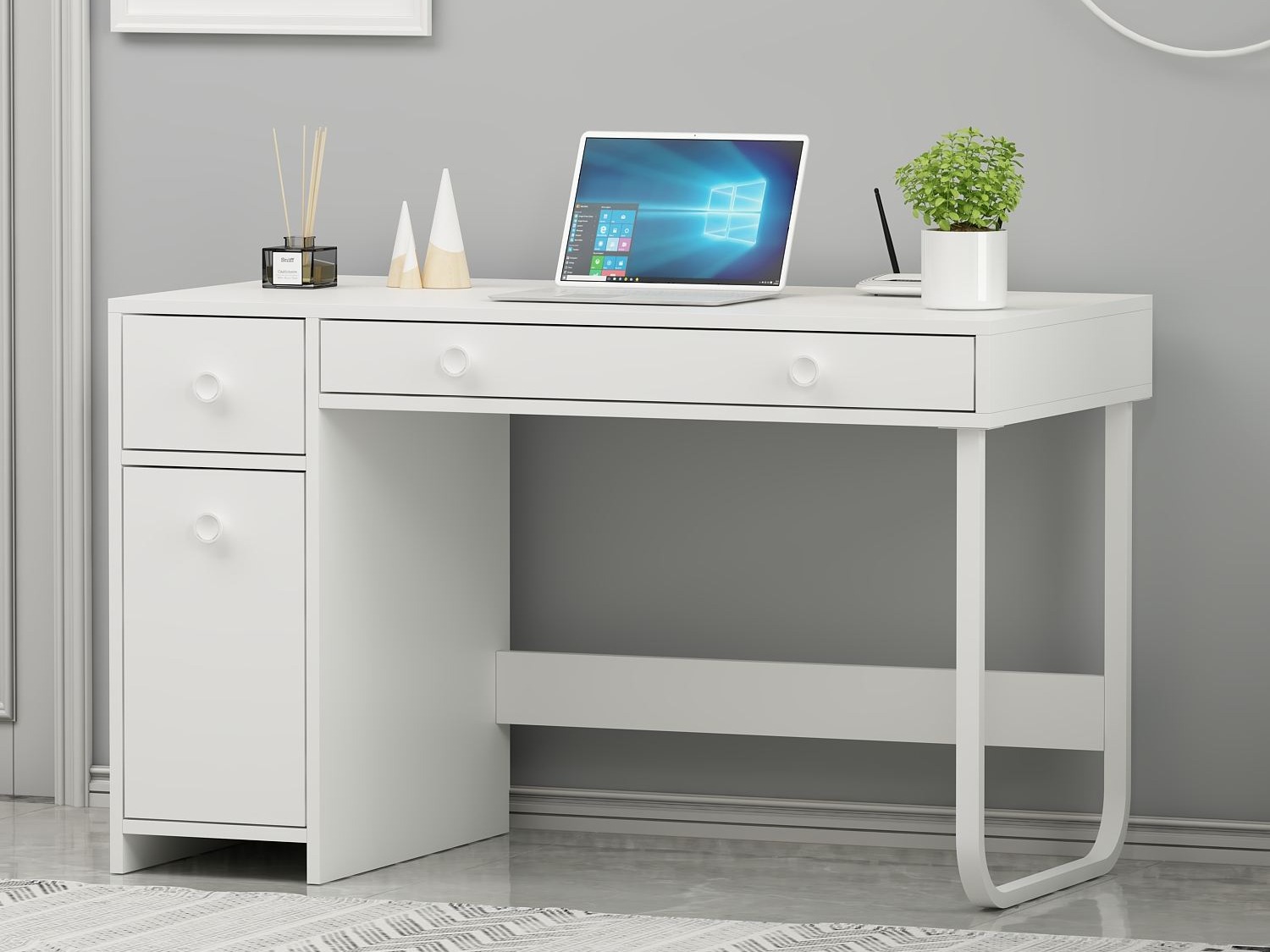 Työpöytä Kailua 2583 (Valkoinen)