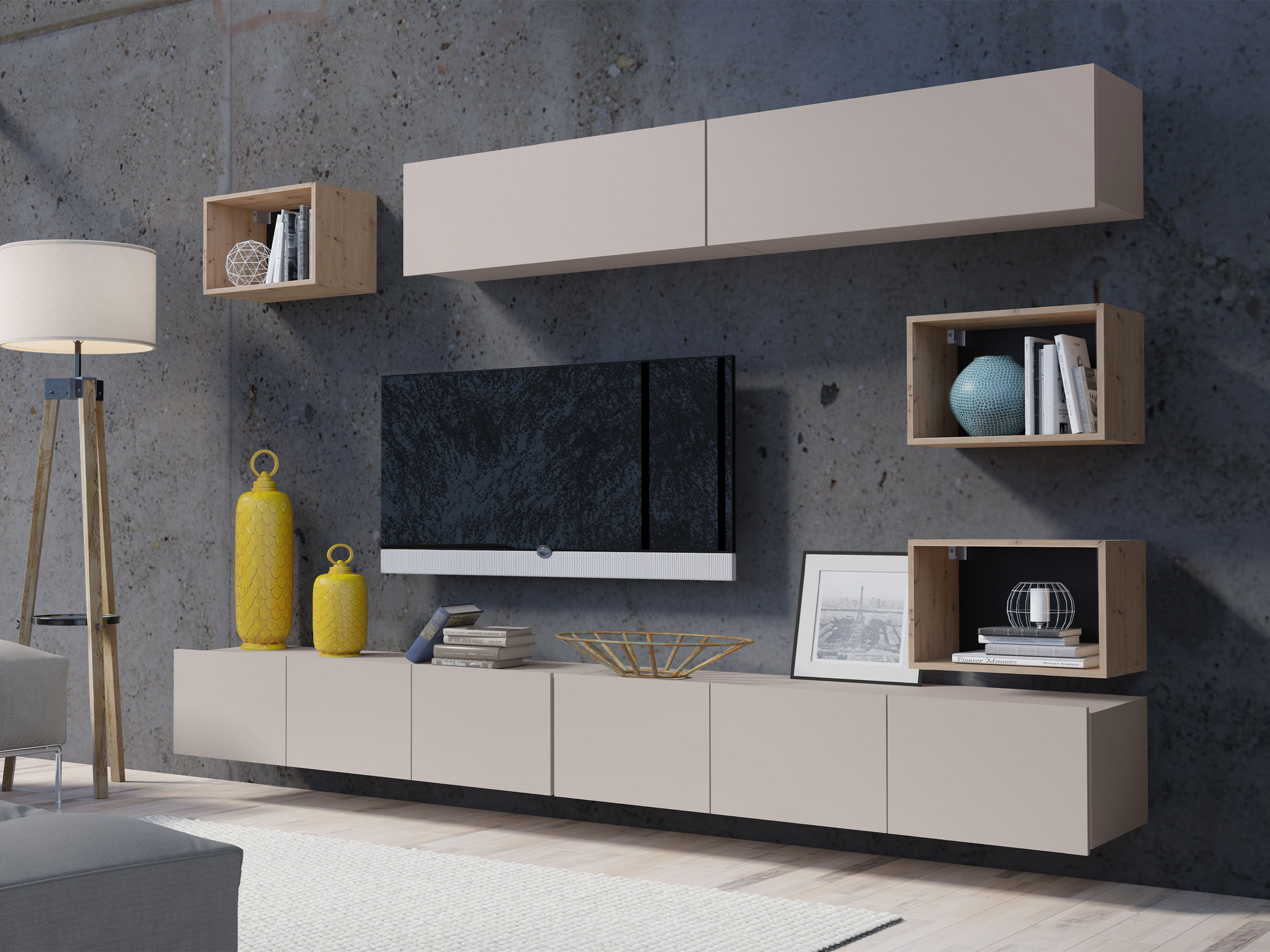 Olohuonesetti Tivdalu 151 (Kashmir + Artisaanitammi)