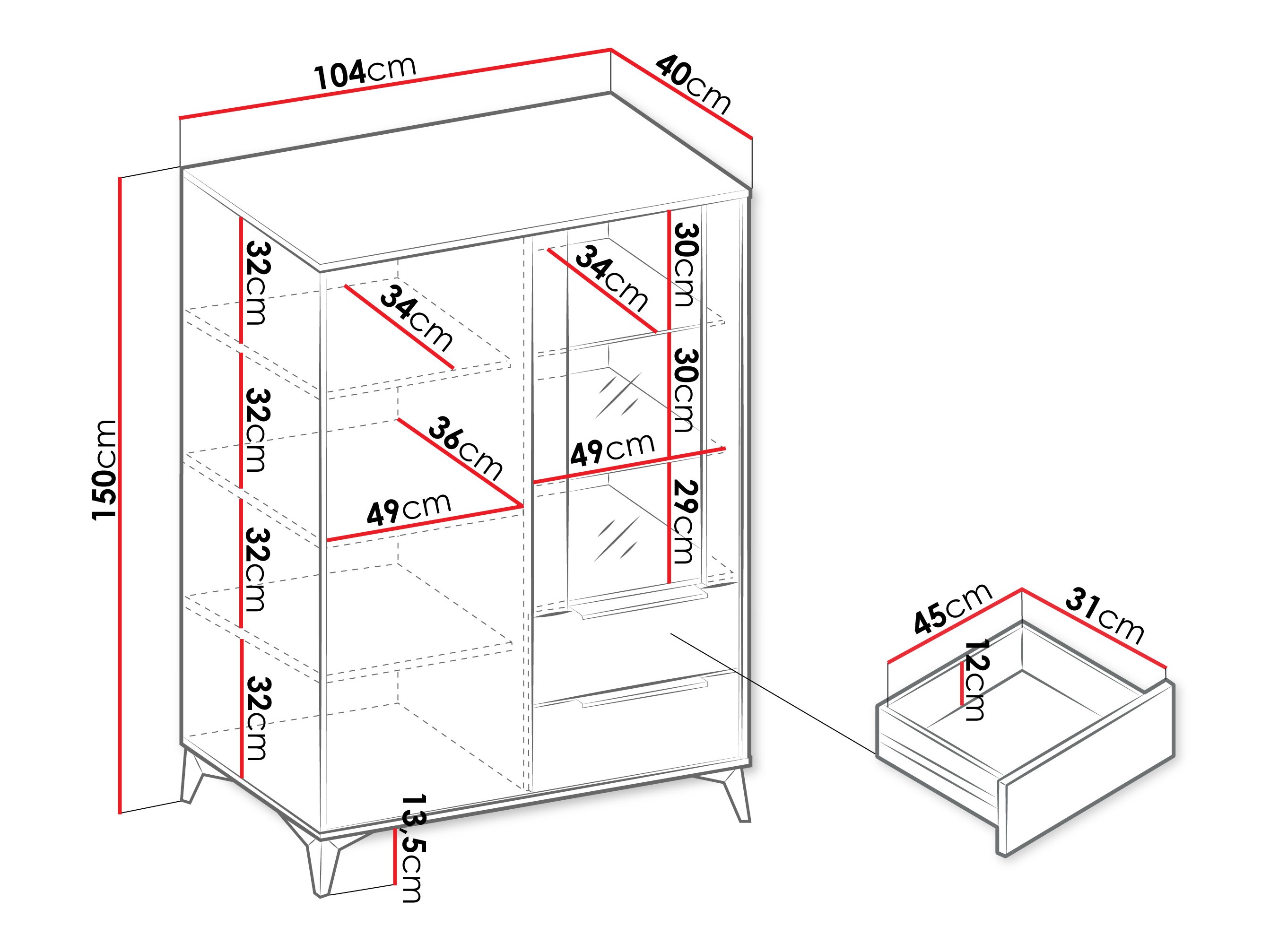 Hylly Comfivo Citrus II
