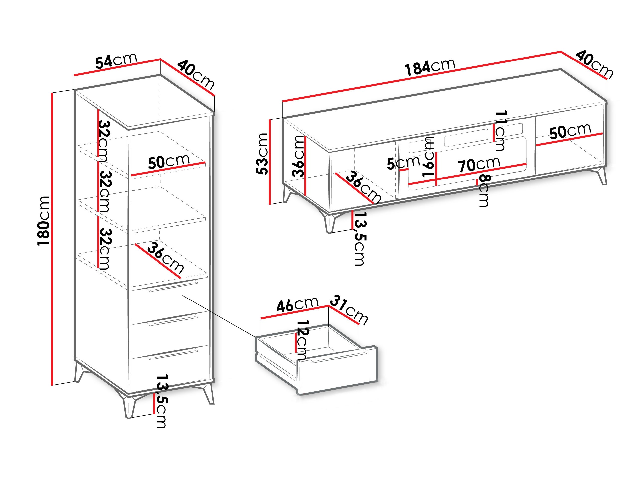 Olohuonesetti Comfivo Citrus III