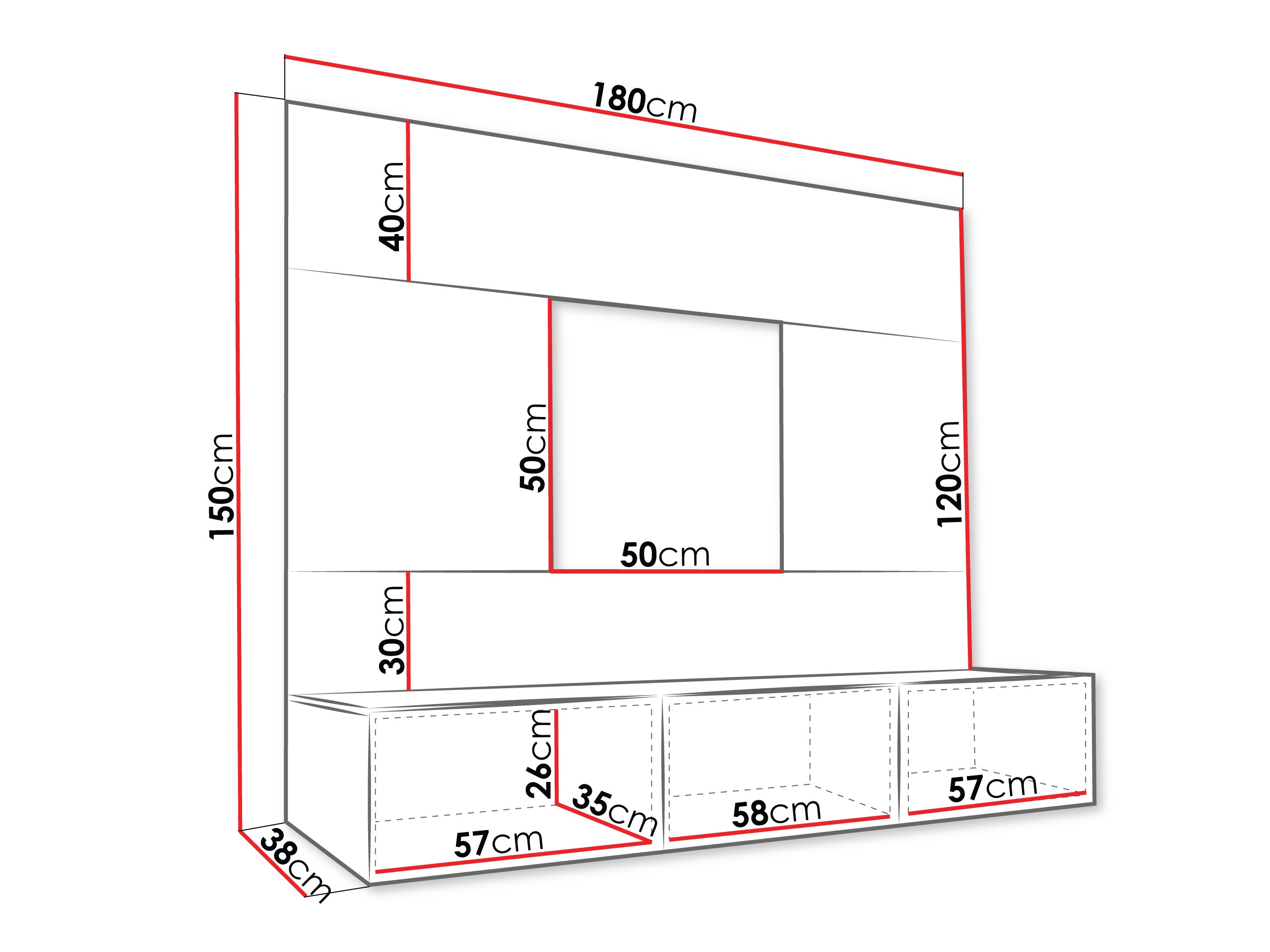 Olohuonesetti Comfivo Salix (Beige + Tammi)