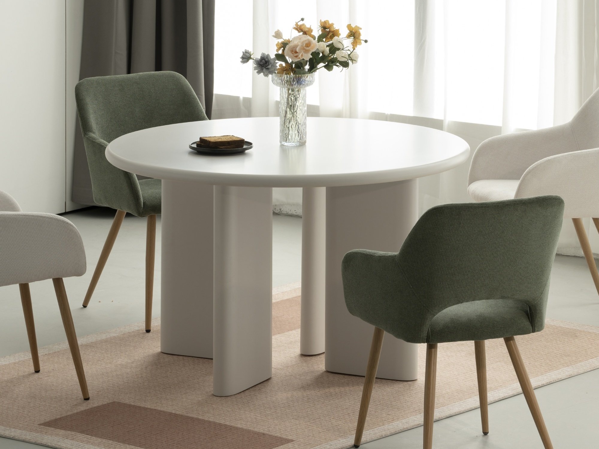 Pöytä Burleson 340 (Beige)