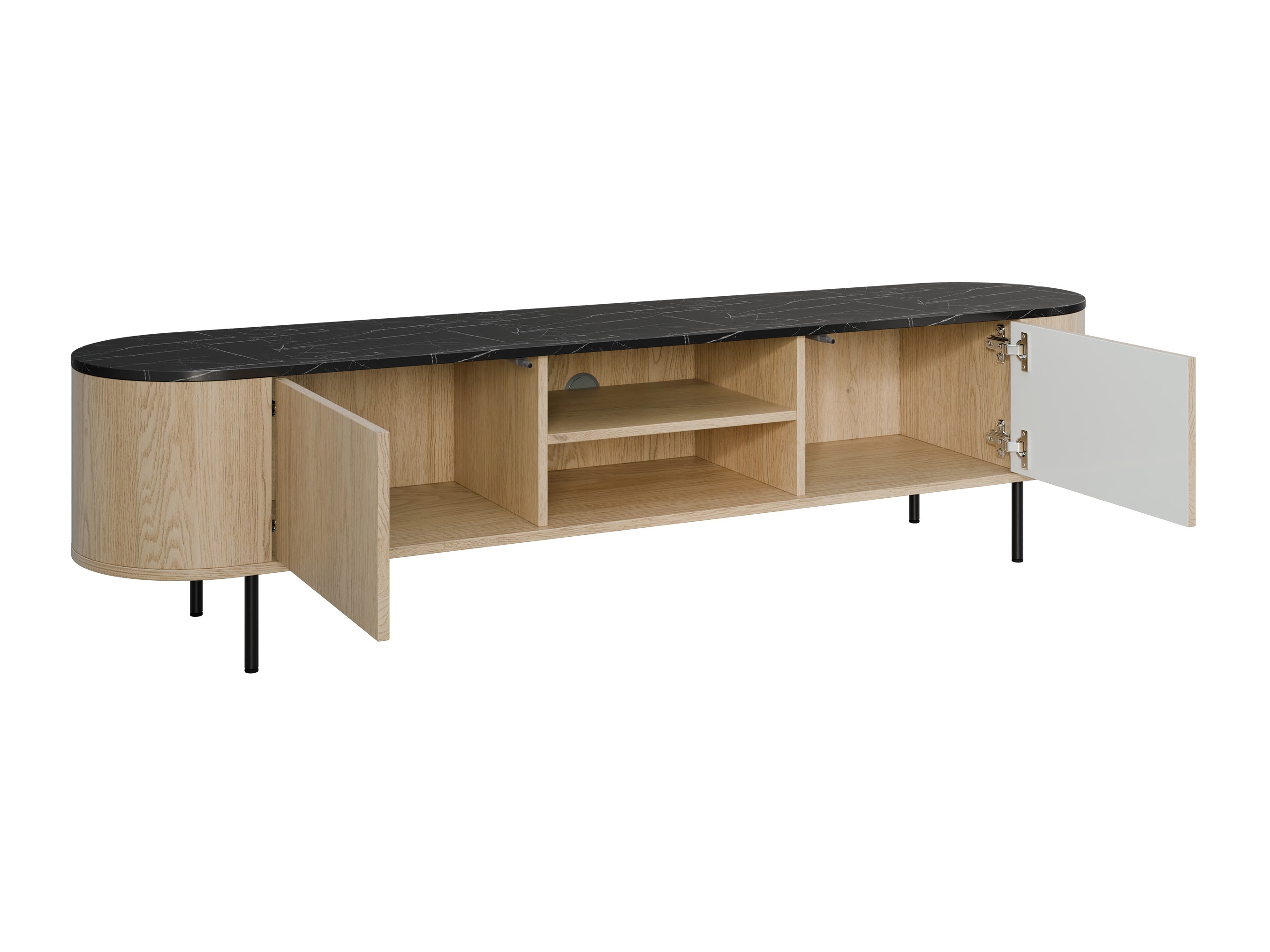 Olohuonesetti Comfivo Livtena (Musta marmori + Musta)