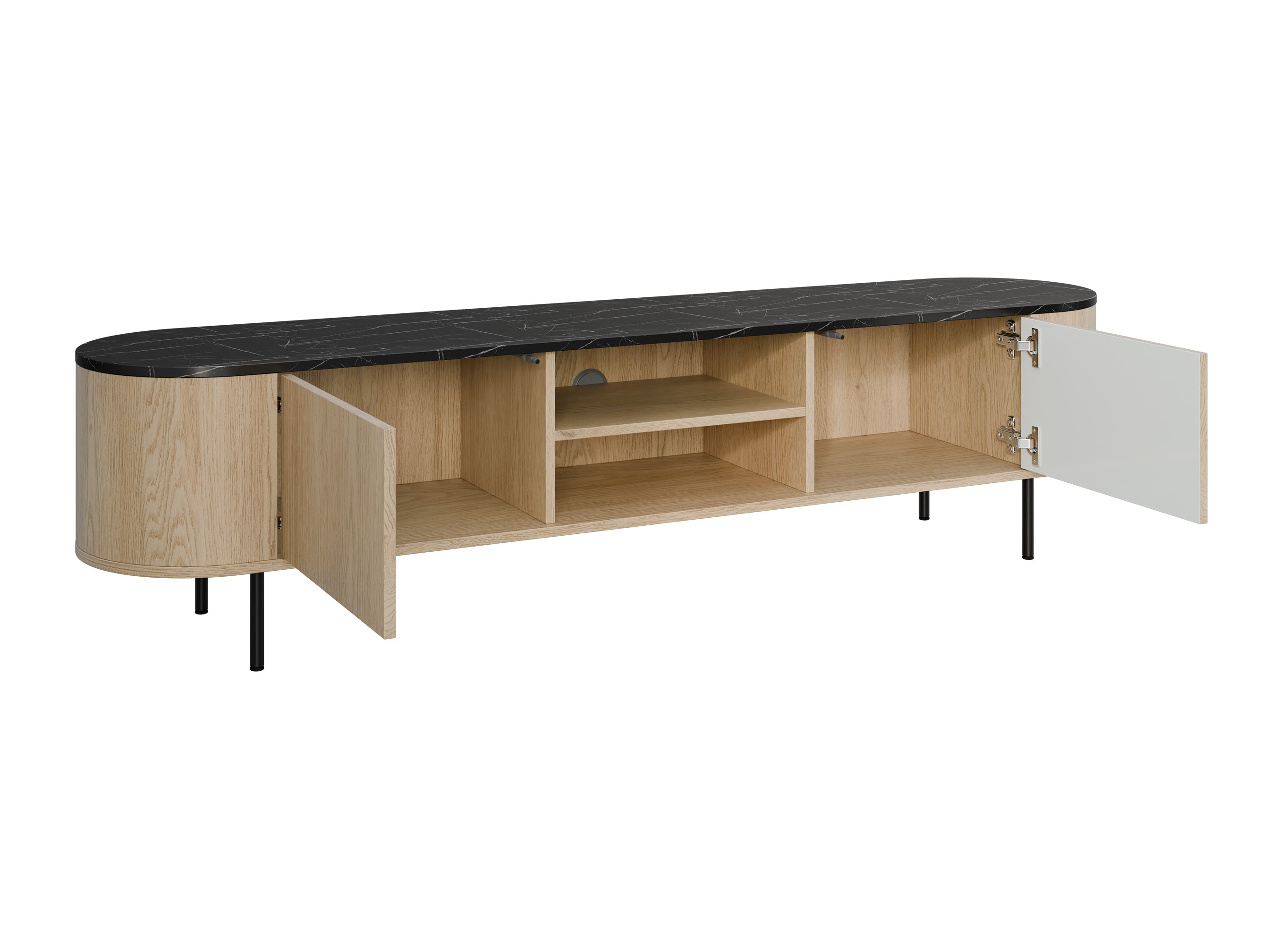 Olohuonesetti Comfivo Livtena (Valkoinen marmori + Kultainen)