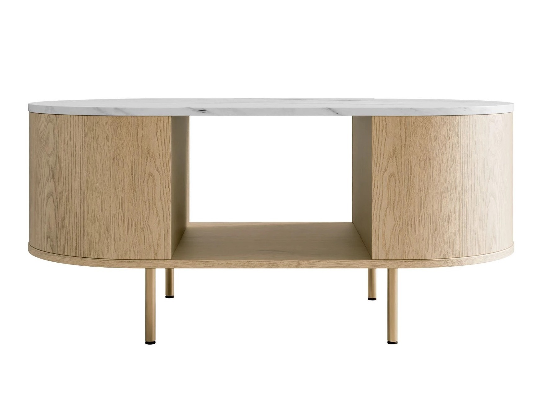 Olohuonesetti Comfivo Livtena (Valkoinen marmori + Kultainen)