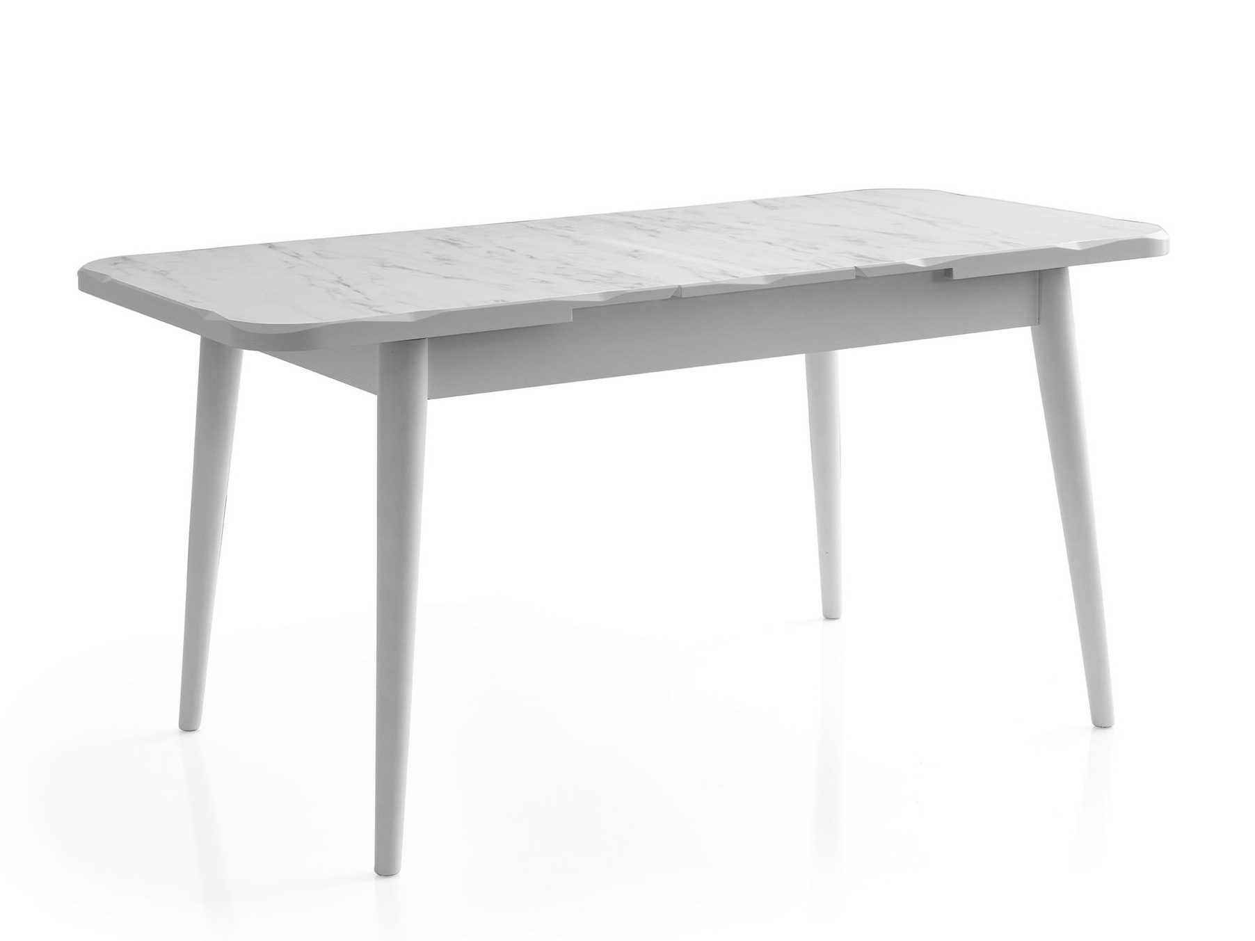 Pöytä Kailua 2620 (Valkoinen marmori)
