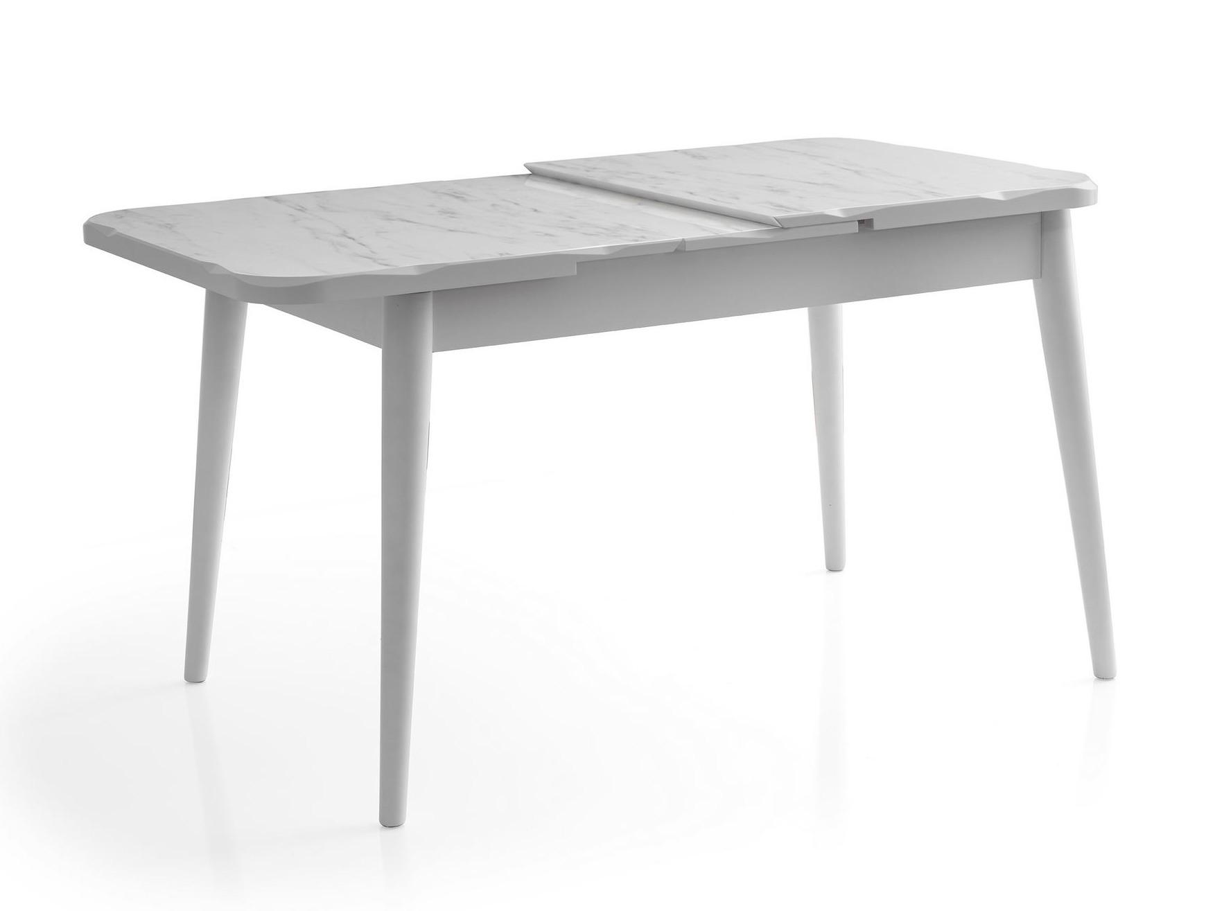 Pöytä Kailua 2620 (Valkoinen marmori)