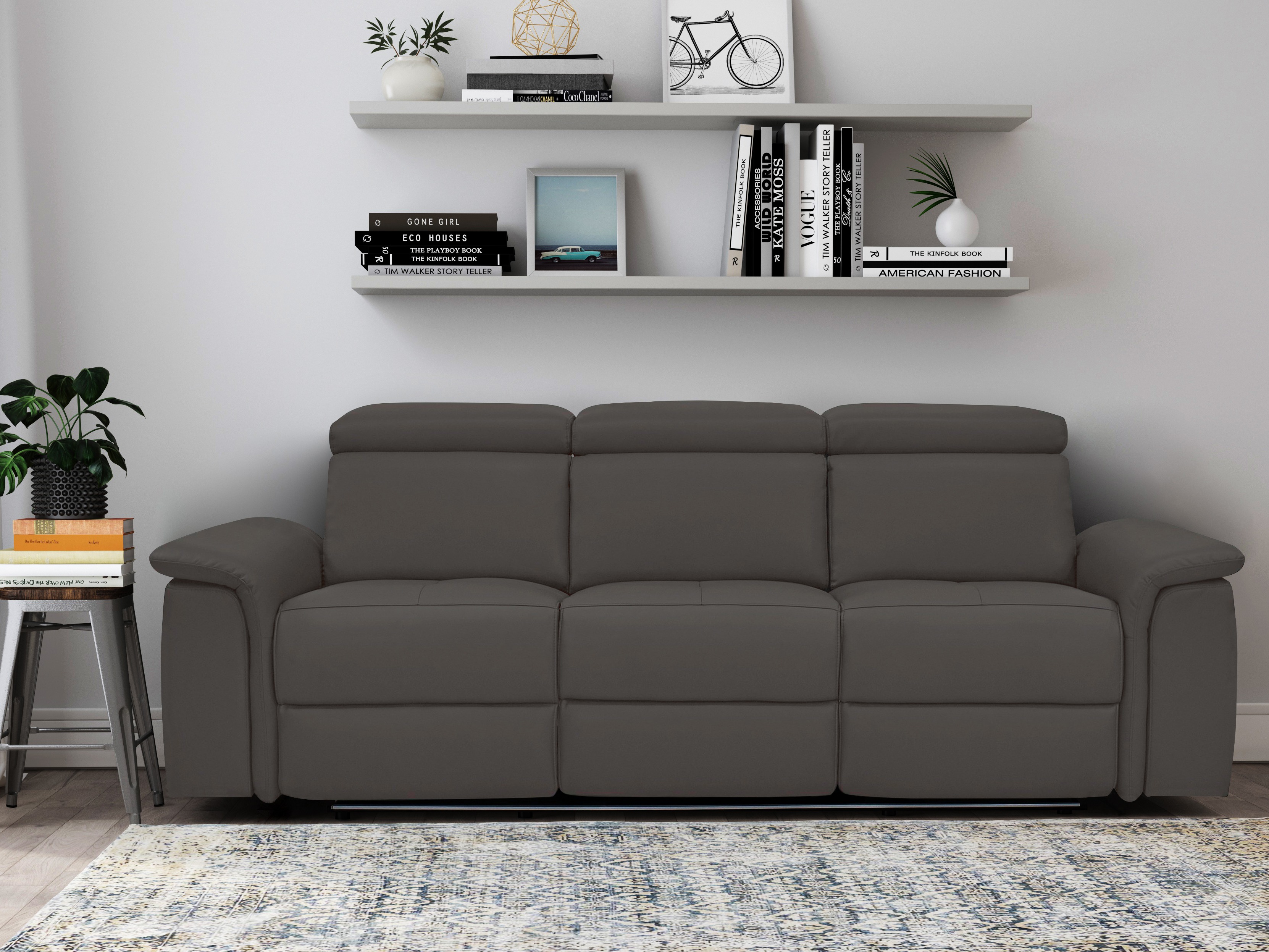 Sohva kallistustoiminnolla Denton 1363 (Ruskea)