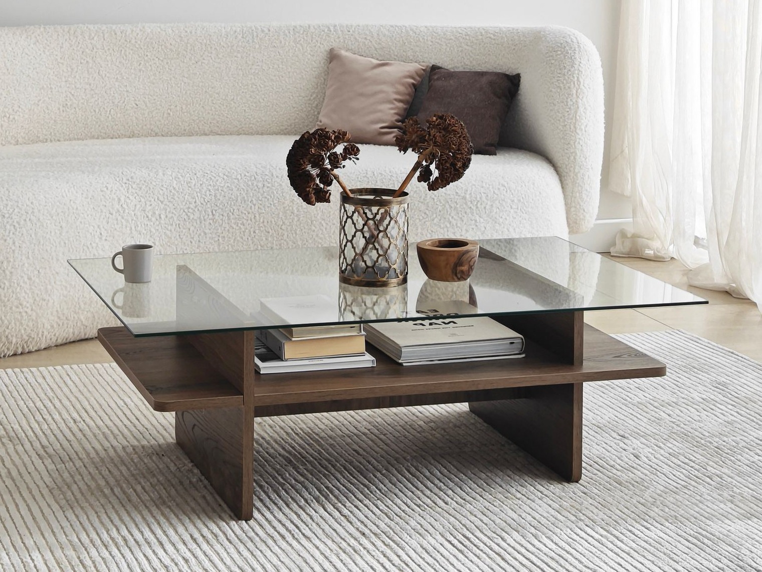 Sohvapöytä Kailua 2635 (Pähkinä)