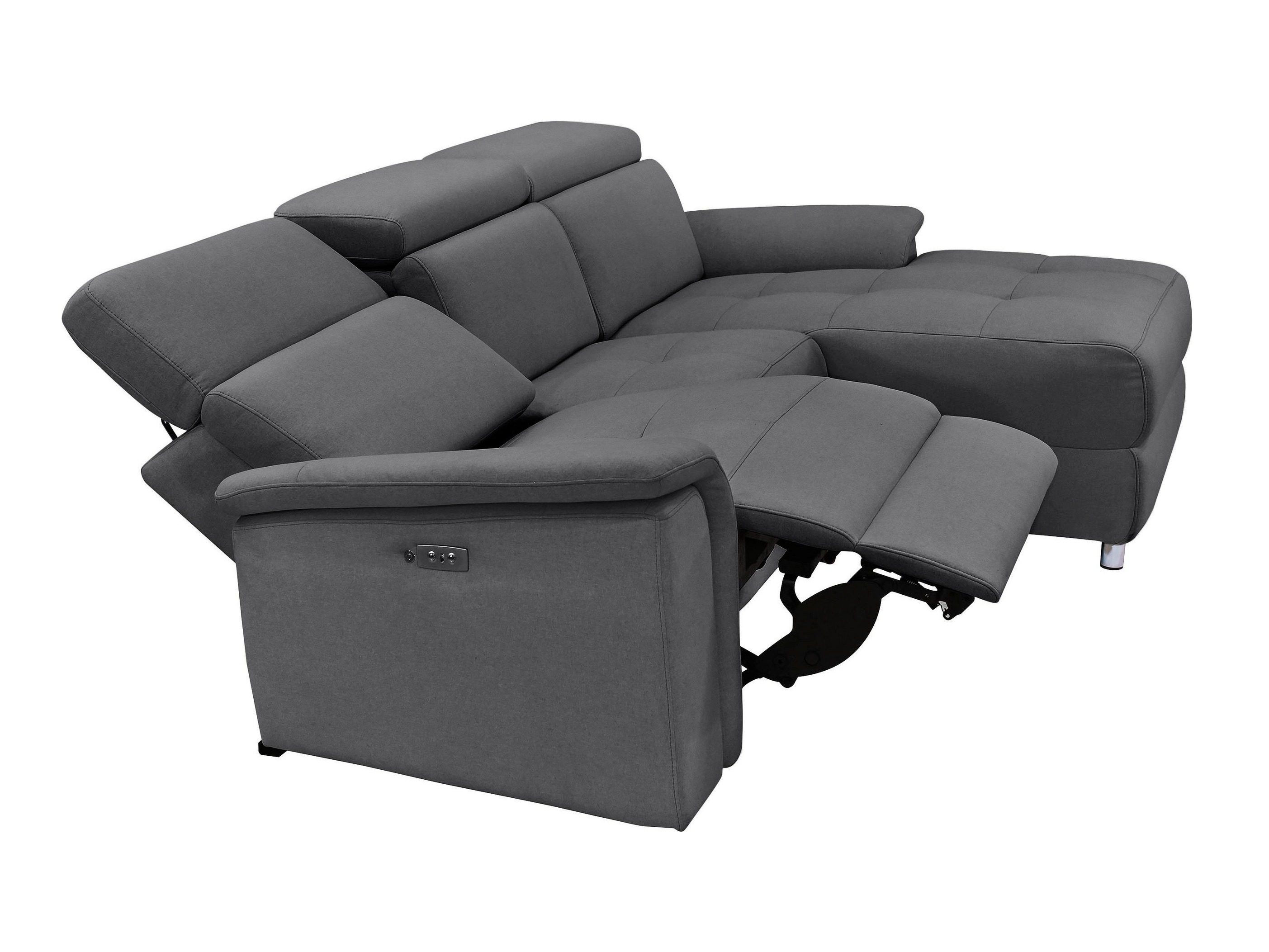 Kulmasohva kallistustoiminnolla Denton 1489 (Antrasiitti)