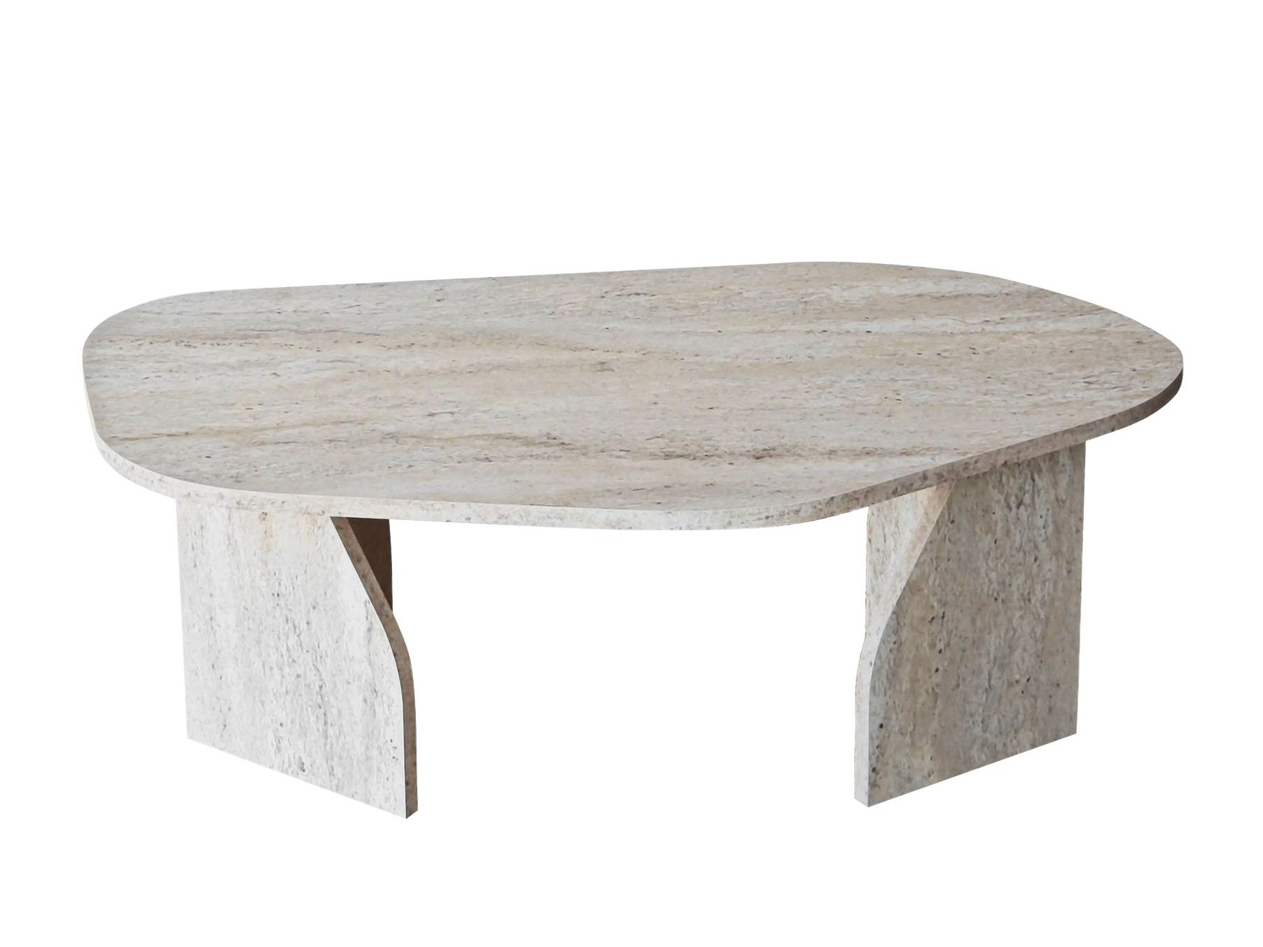 Sohvapöytä Kailua 2637 (Kevyt travertiini)