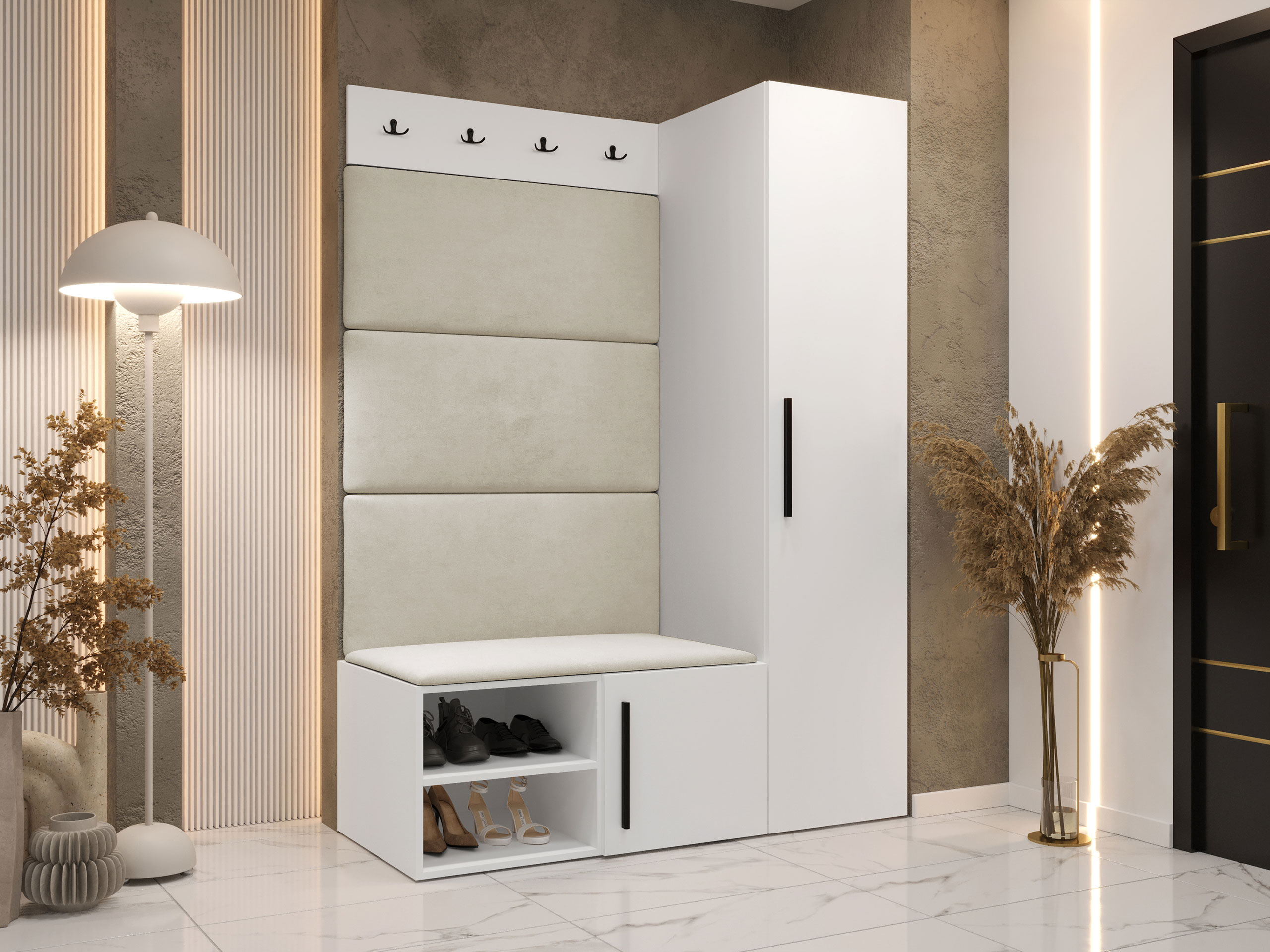 Eteissetti Hartford 525 (Valkoinen)