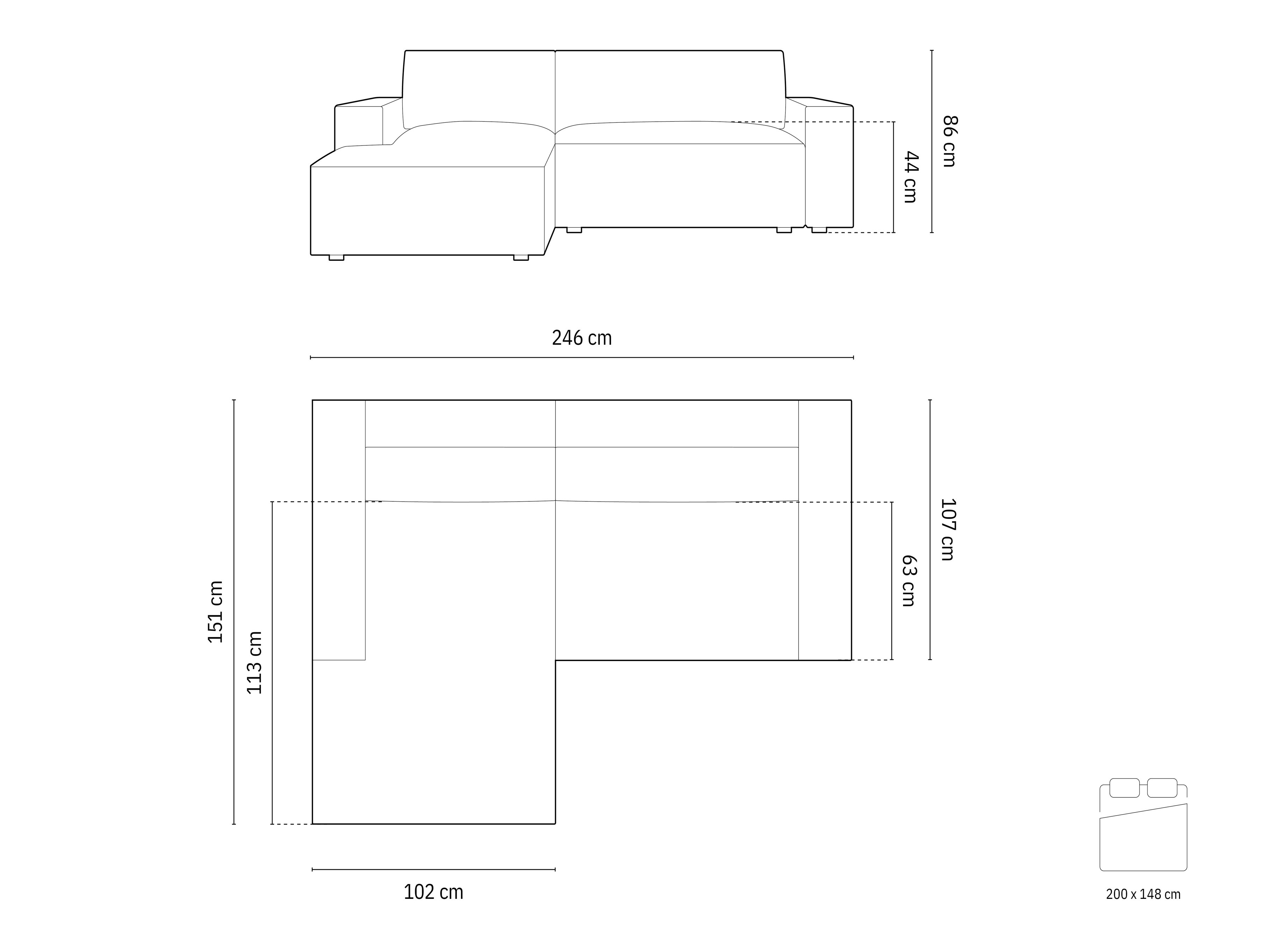 Kulmasohva Lomcalu 113 (Bluvel 22)