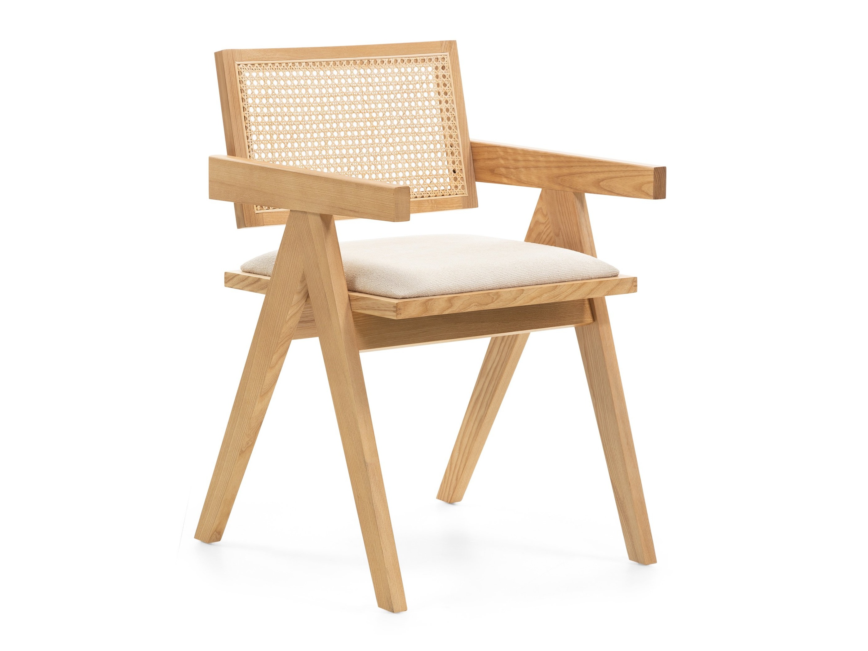 Tuoli Burleson 348 (Vaalea puu + Vaalea beige)