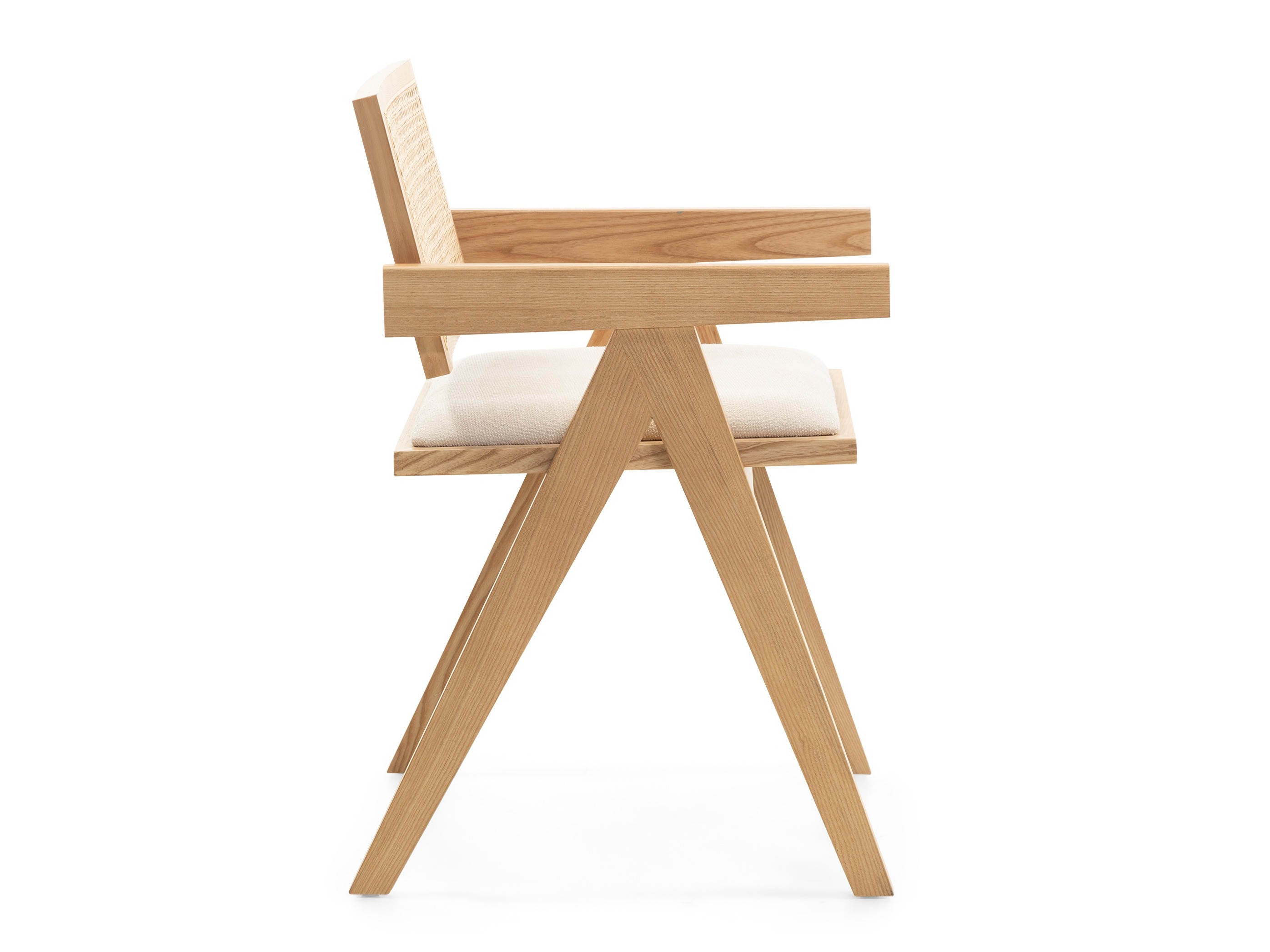 Tuoli Burleson 348 (Vaalea puu + Vaalea beige)