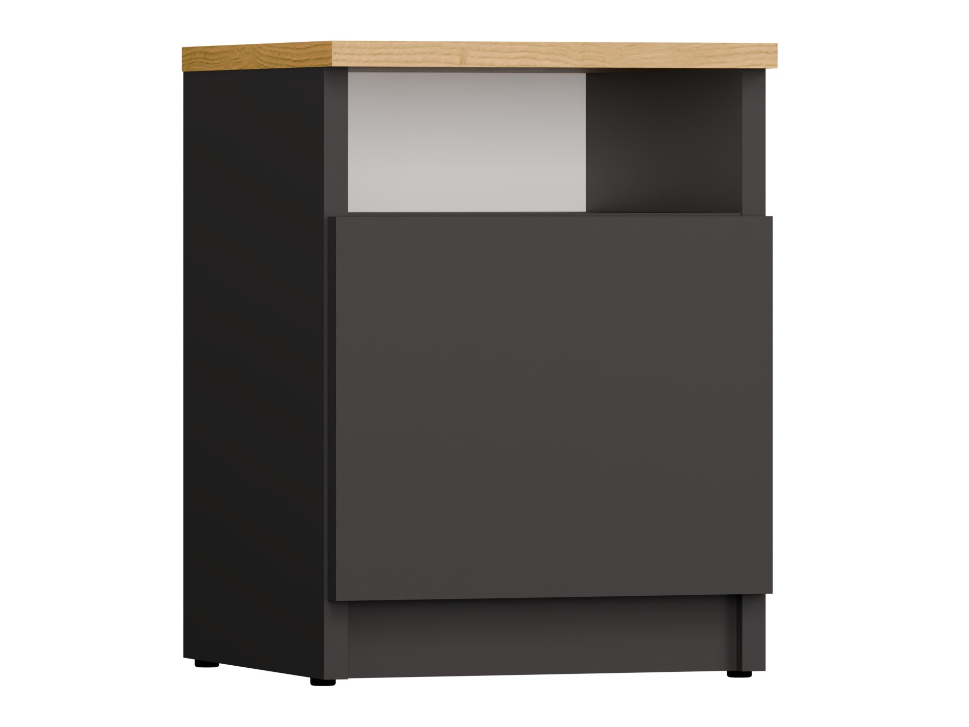 Yöpöytä Mandeville 305 (Antrasiitti + Artisaanitammi)