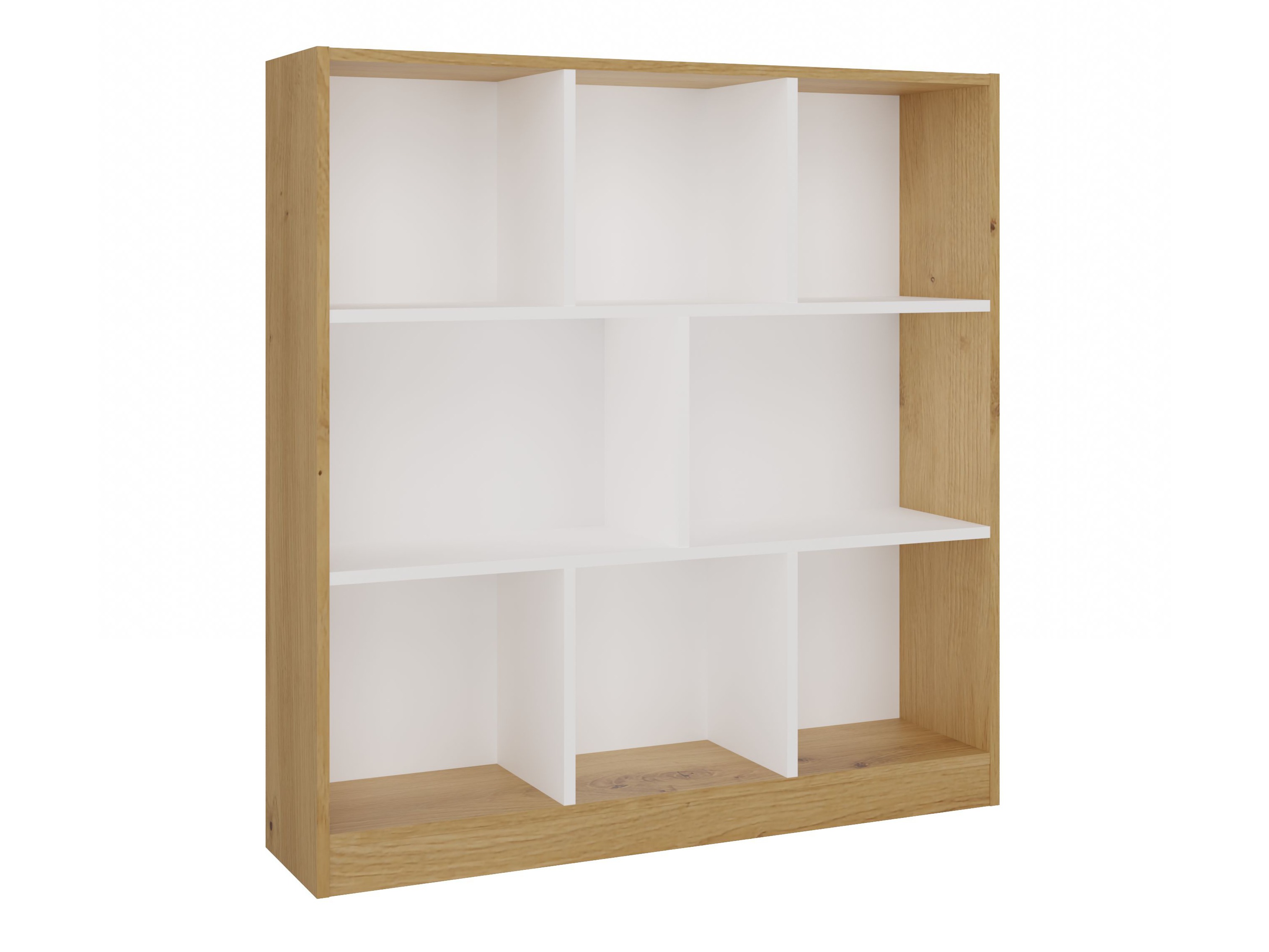 Hylly Mandeville 307 (Valkoinen + Artisaanitammi)