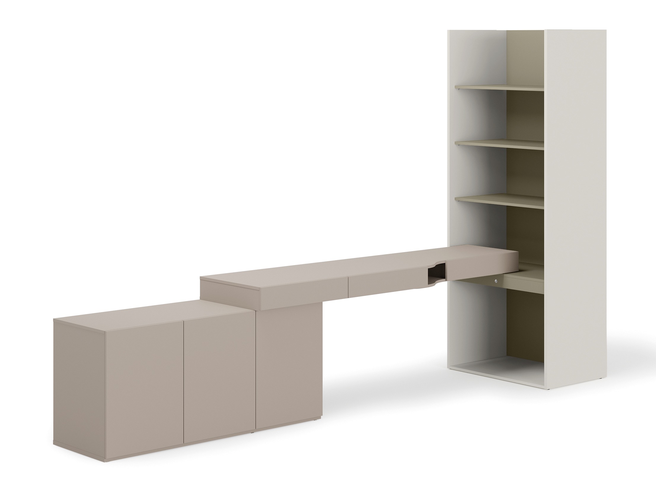 Kotitoimistosetti Evareve 118 (Harmaa + Vihreä)