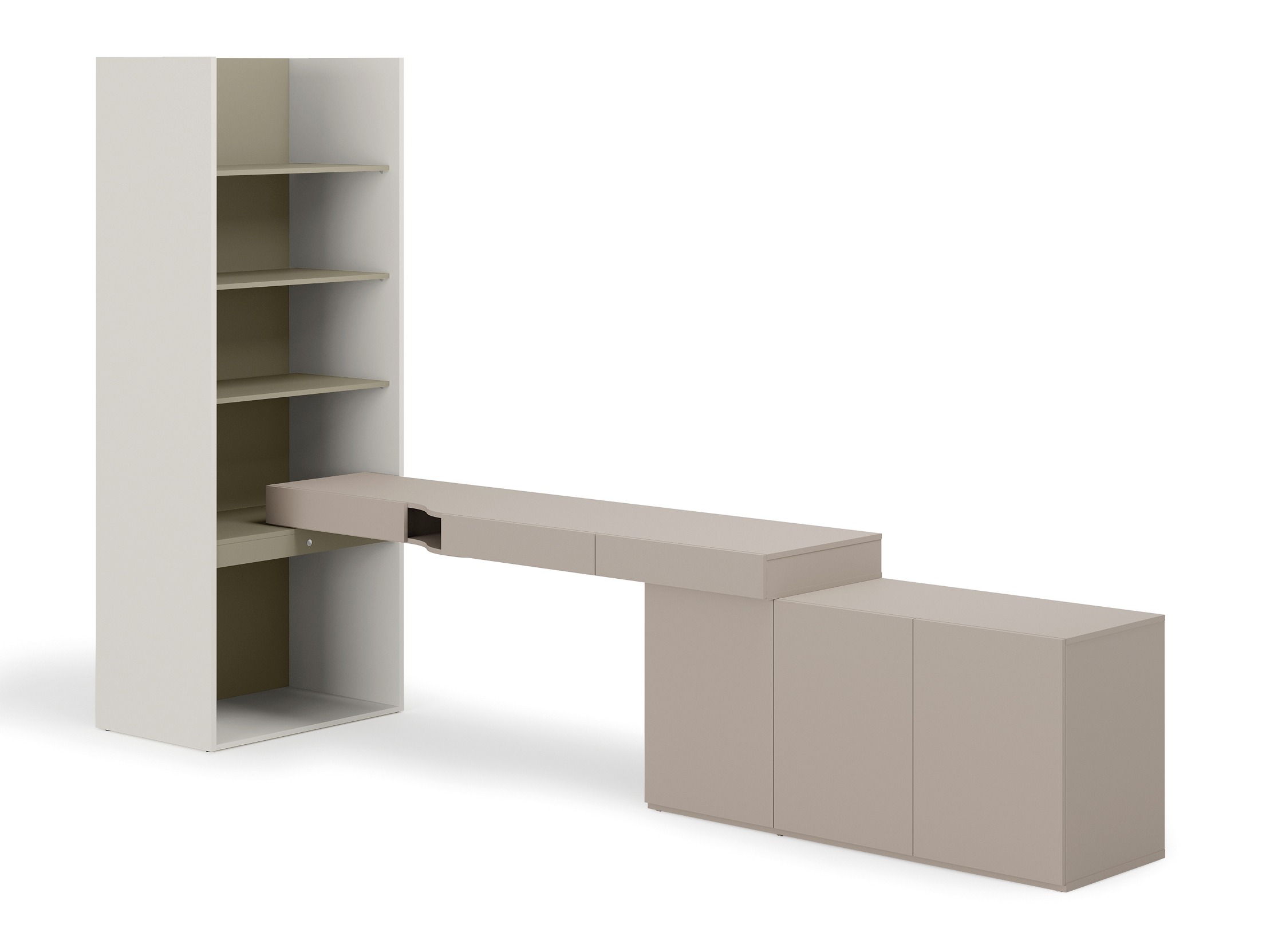 Kotitoimistosetti Evareve 118 (Harmaa + Vihreä)