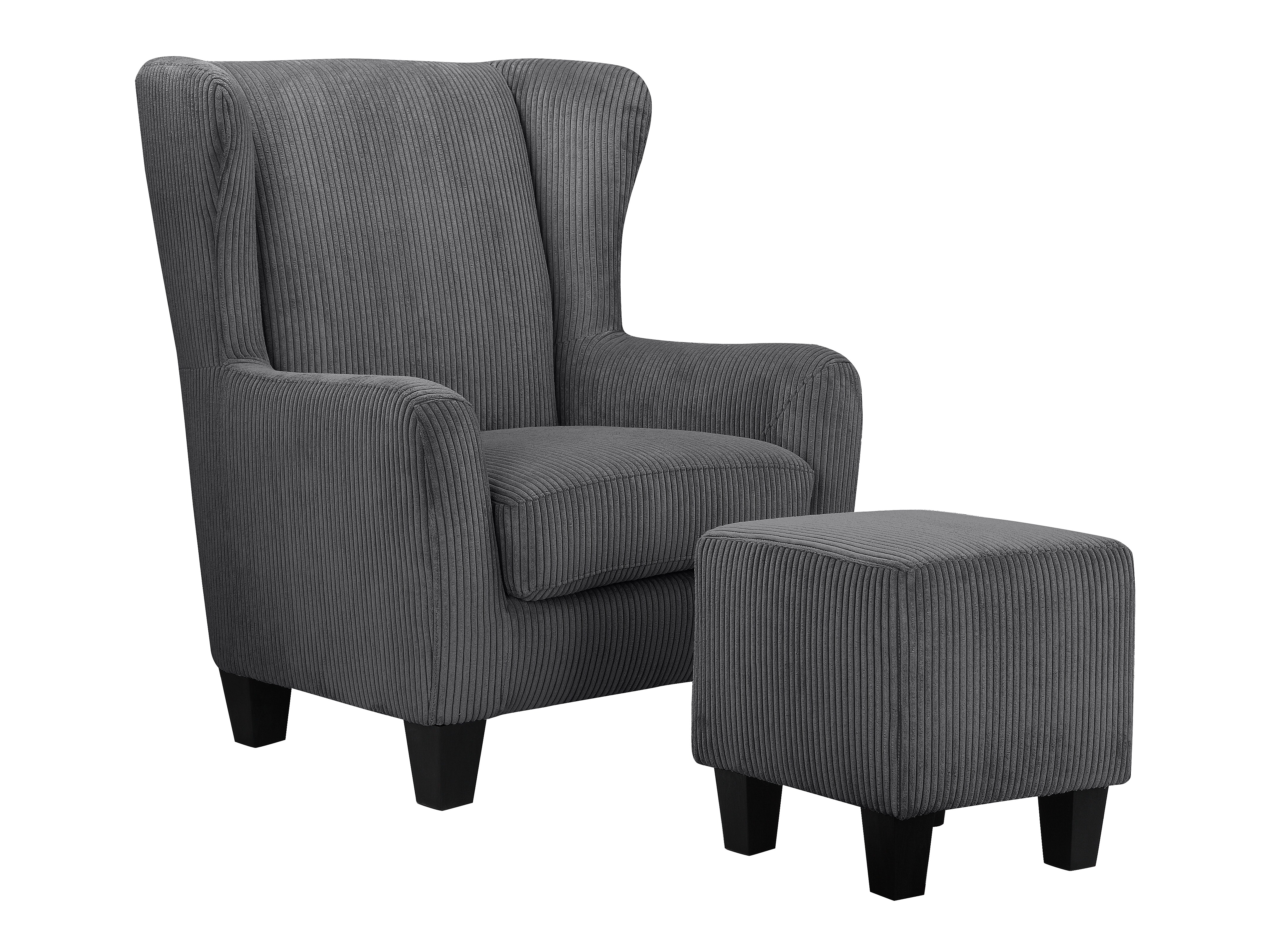 Nojatuoli Denton 1366 (Antrasiitti)