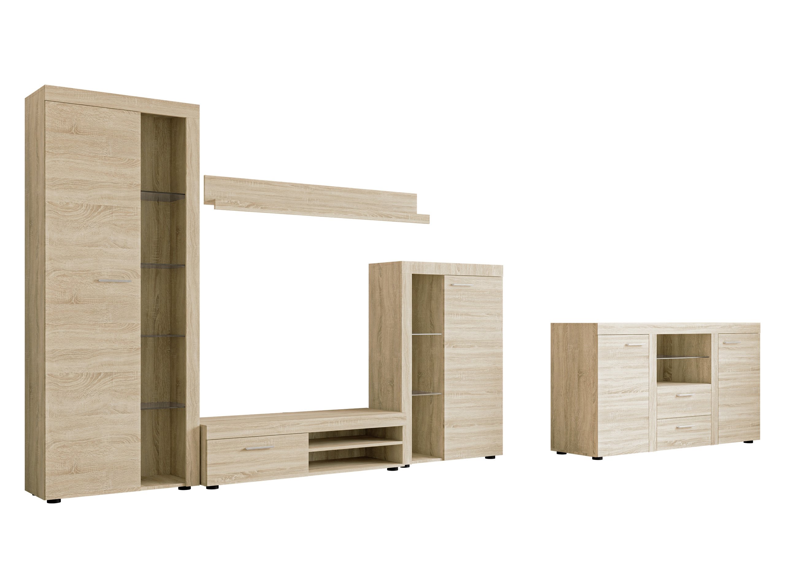 Olohuonesetti Tucson 106 (Sonoma-tammi)