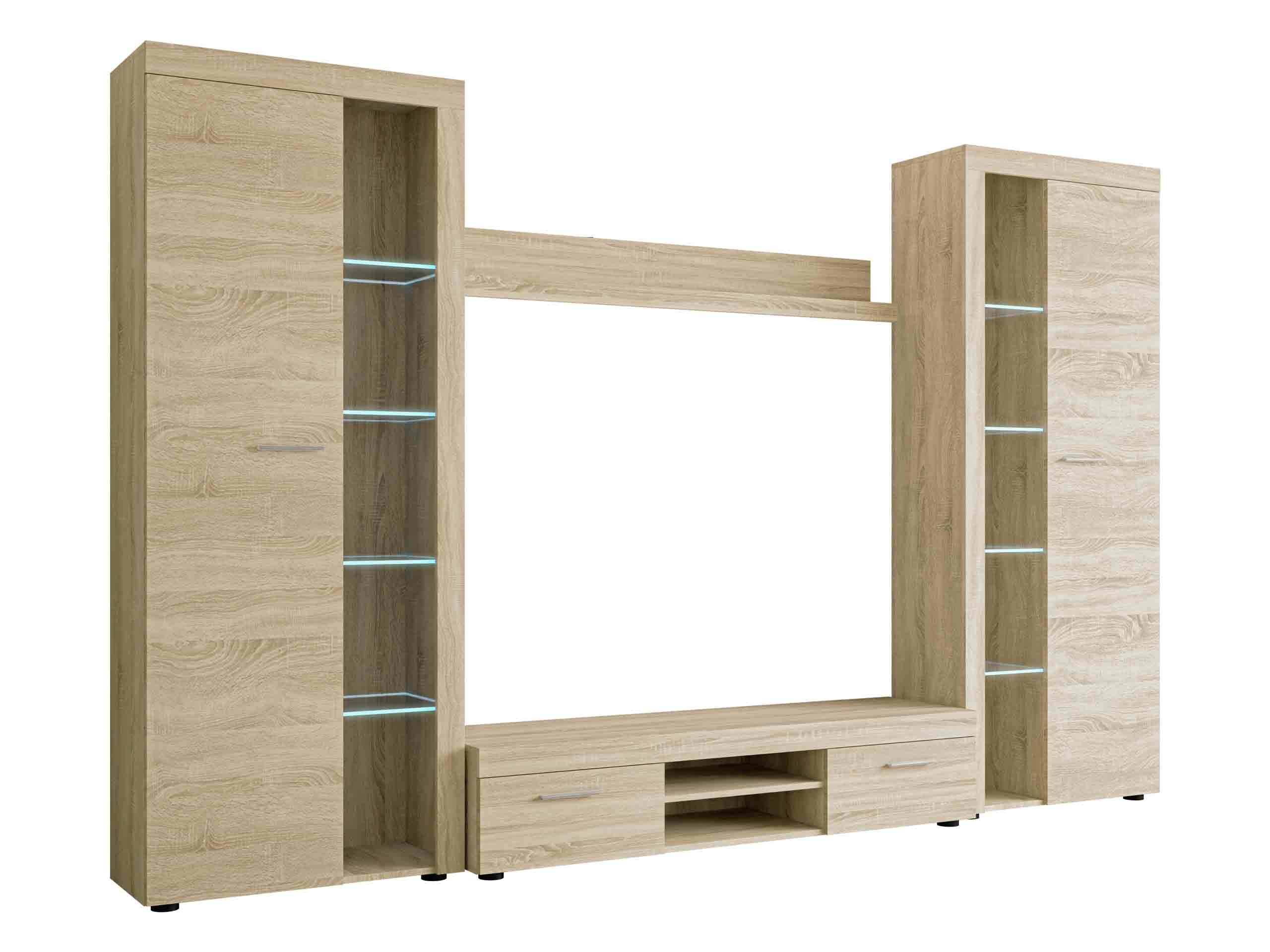 Olohuonesetti Univio II (Sonoma-tammi)