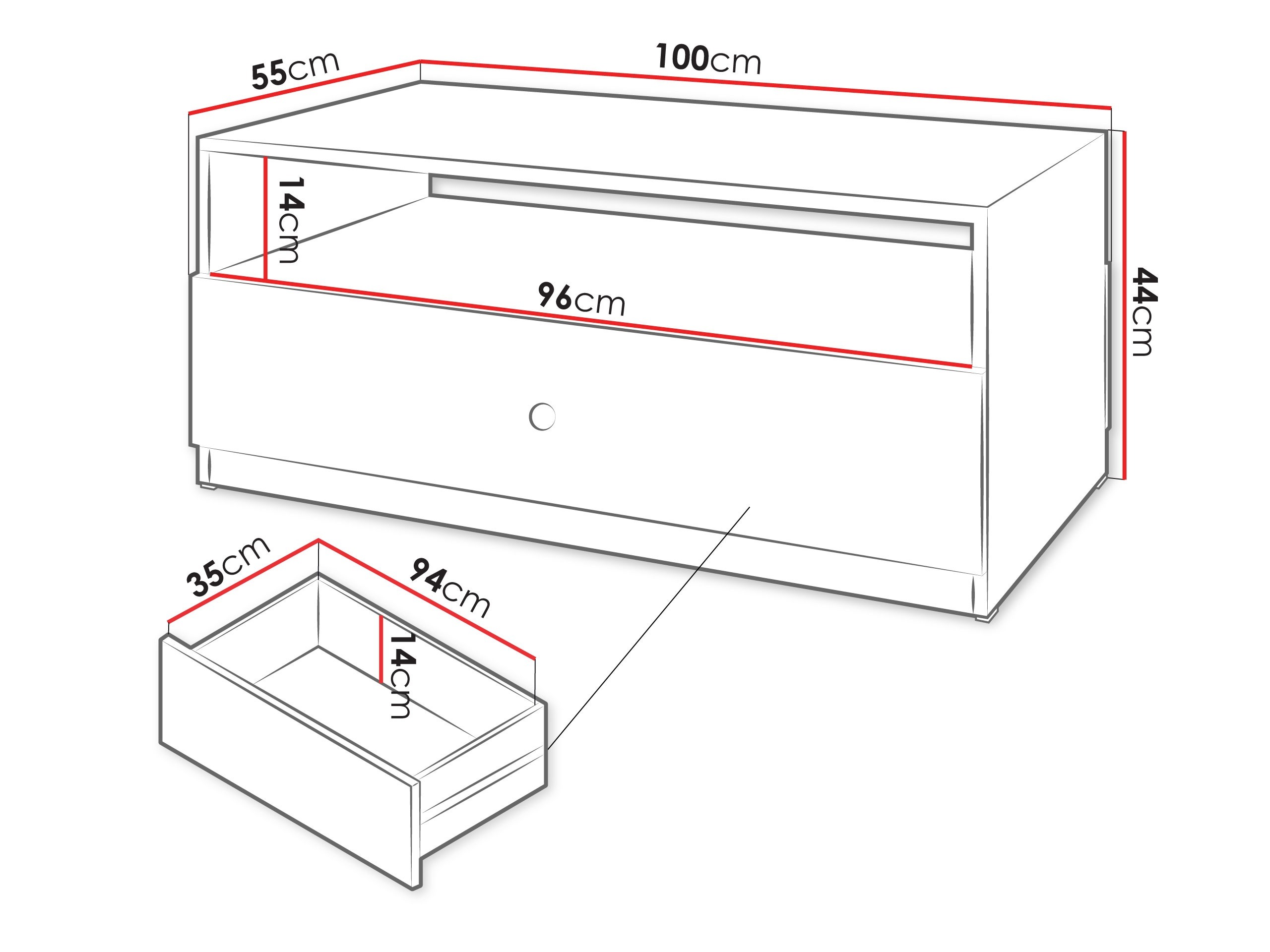 Sohvapöytä Comfivo Lenitas