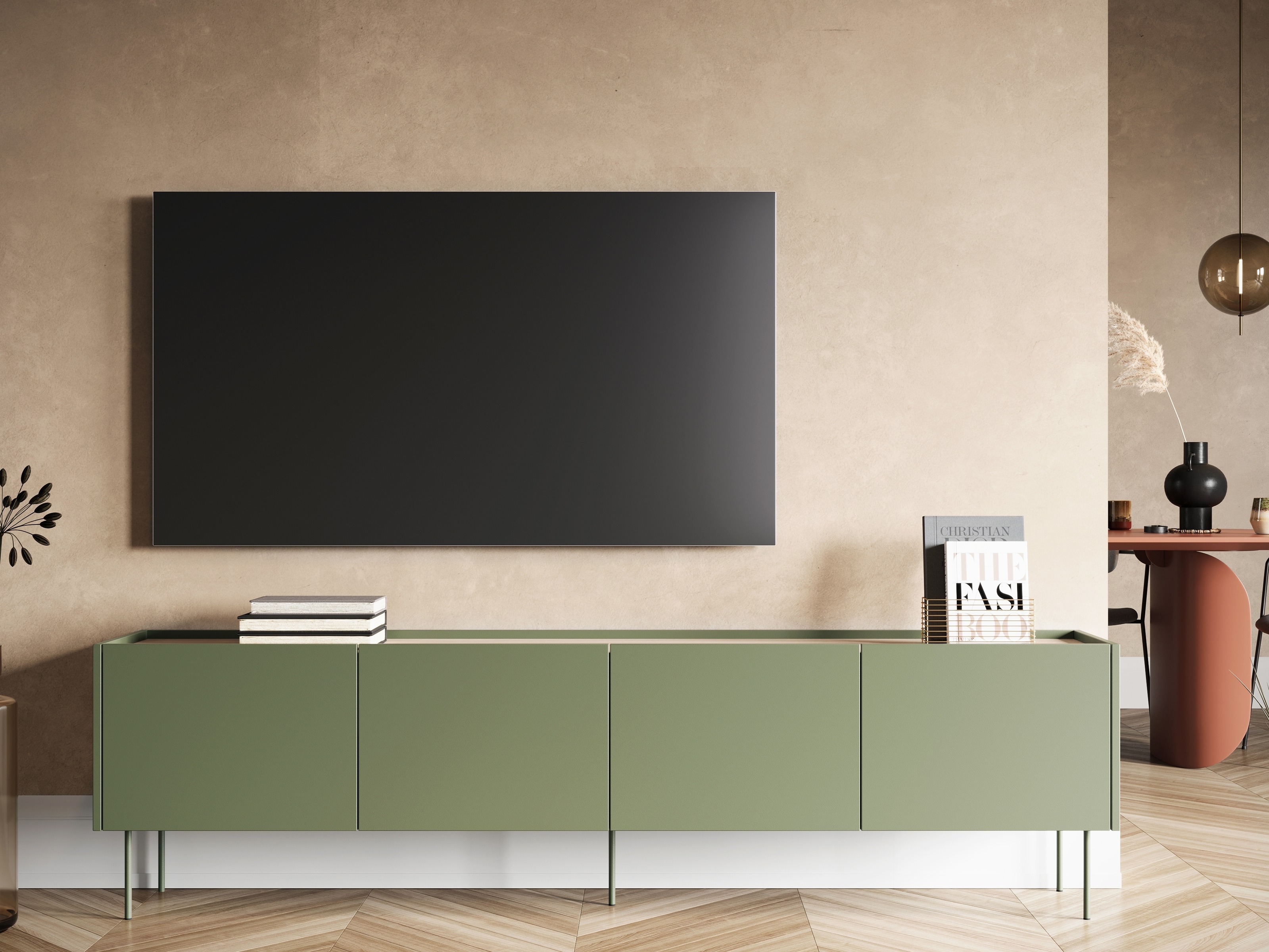 TV-taso Tivdala 107 (Mattavihreä + Tammi)