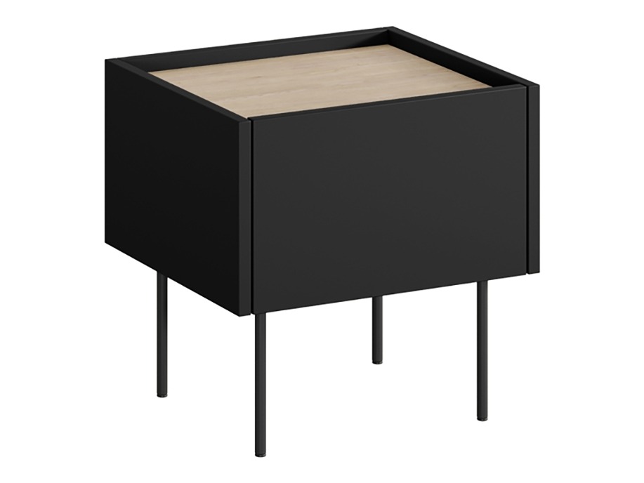 Yöpöytä Tivdala 109 (Tammi + Mattamusta)