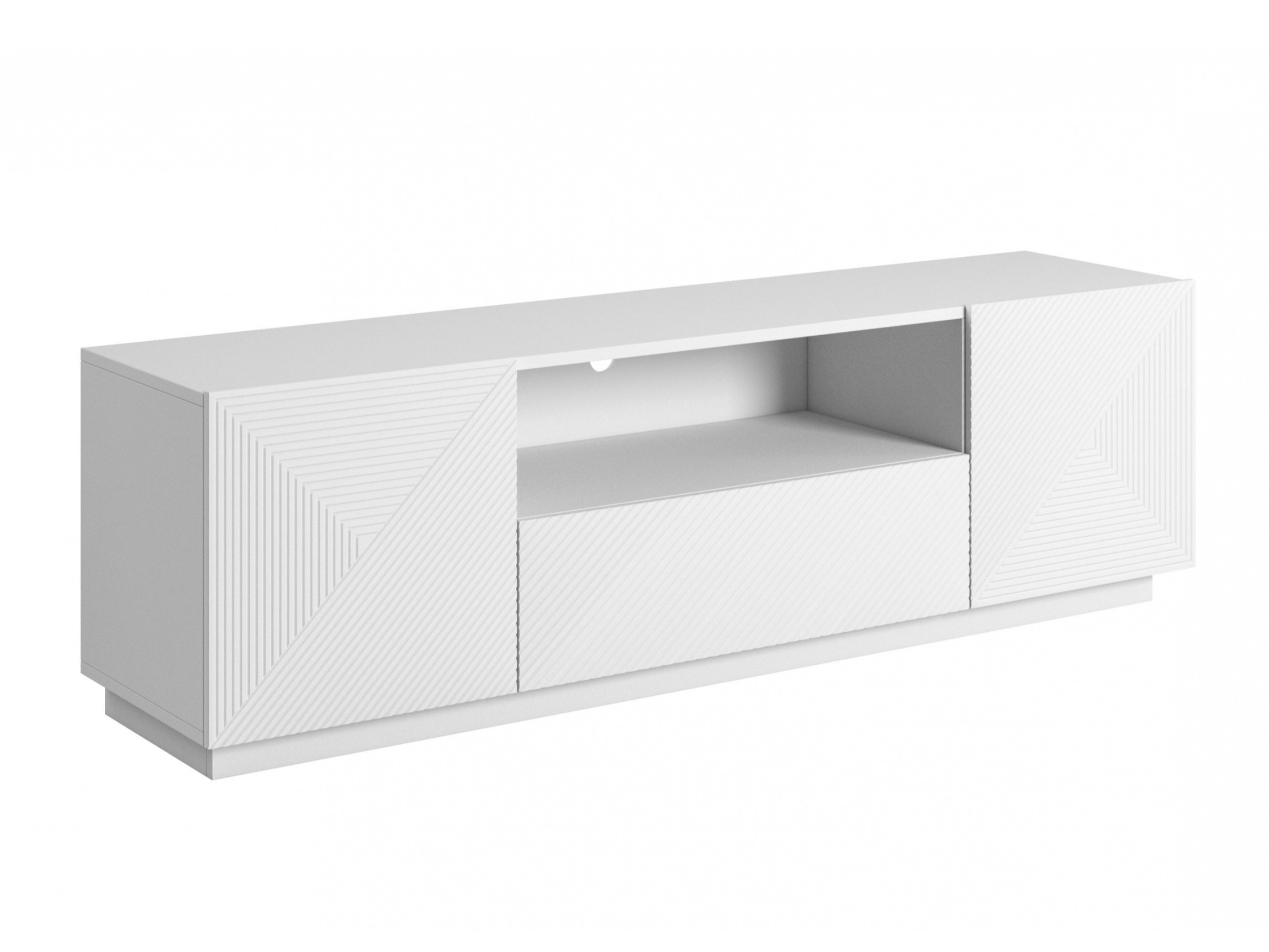 TV-taso Dortivi 100 (Matta valkoinen)