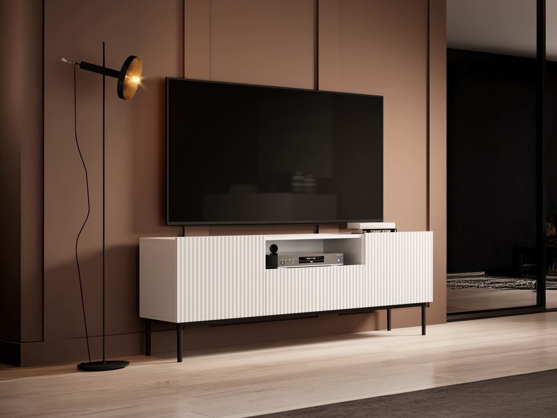 TV-taso Melfelu 106 (Valkoinen)