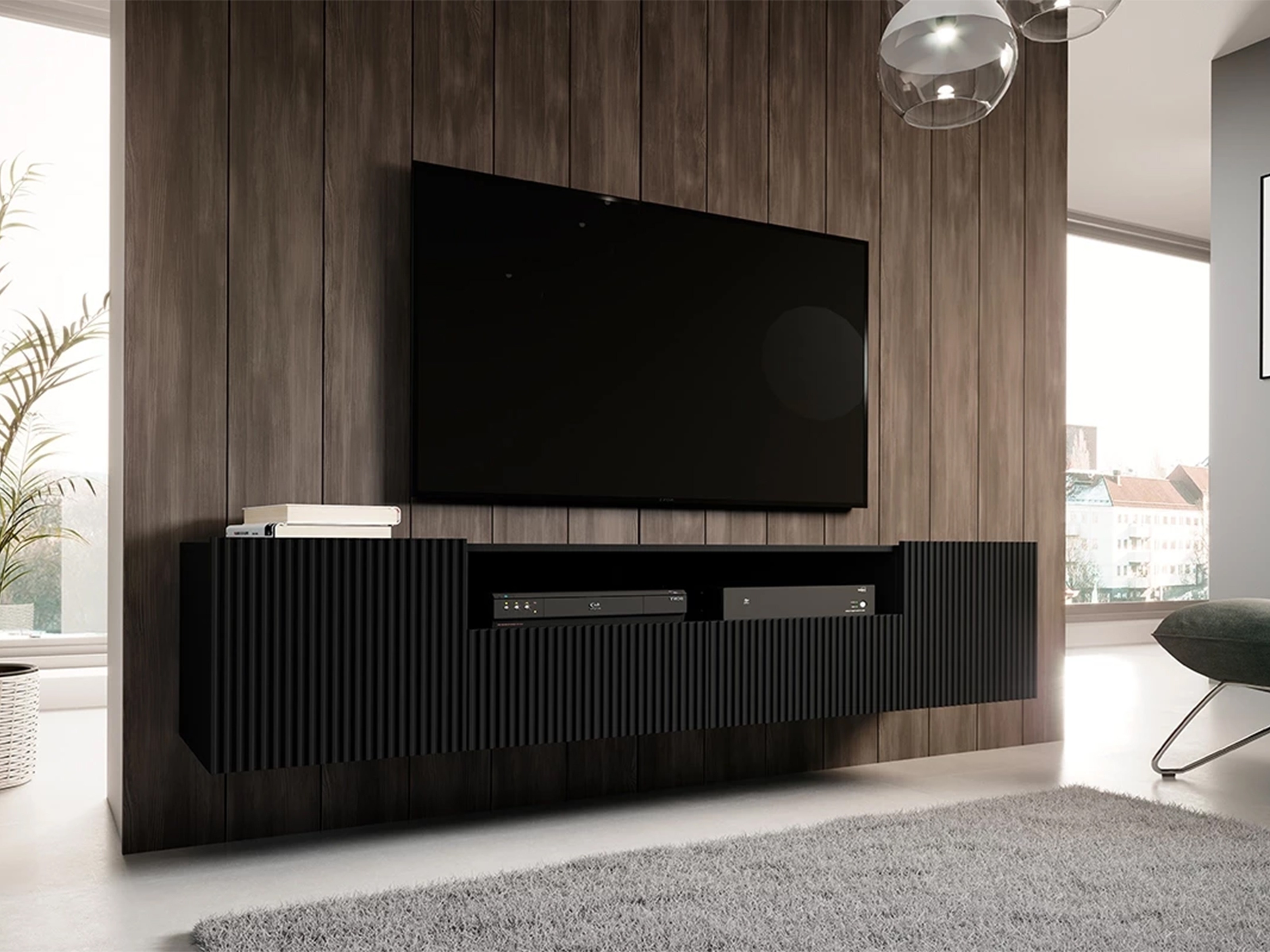 TV-taso Melfelu 110 (Musta)