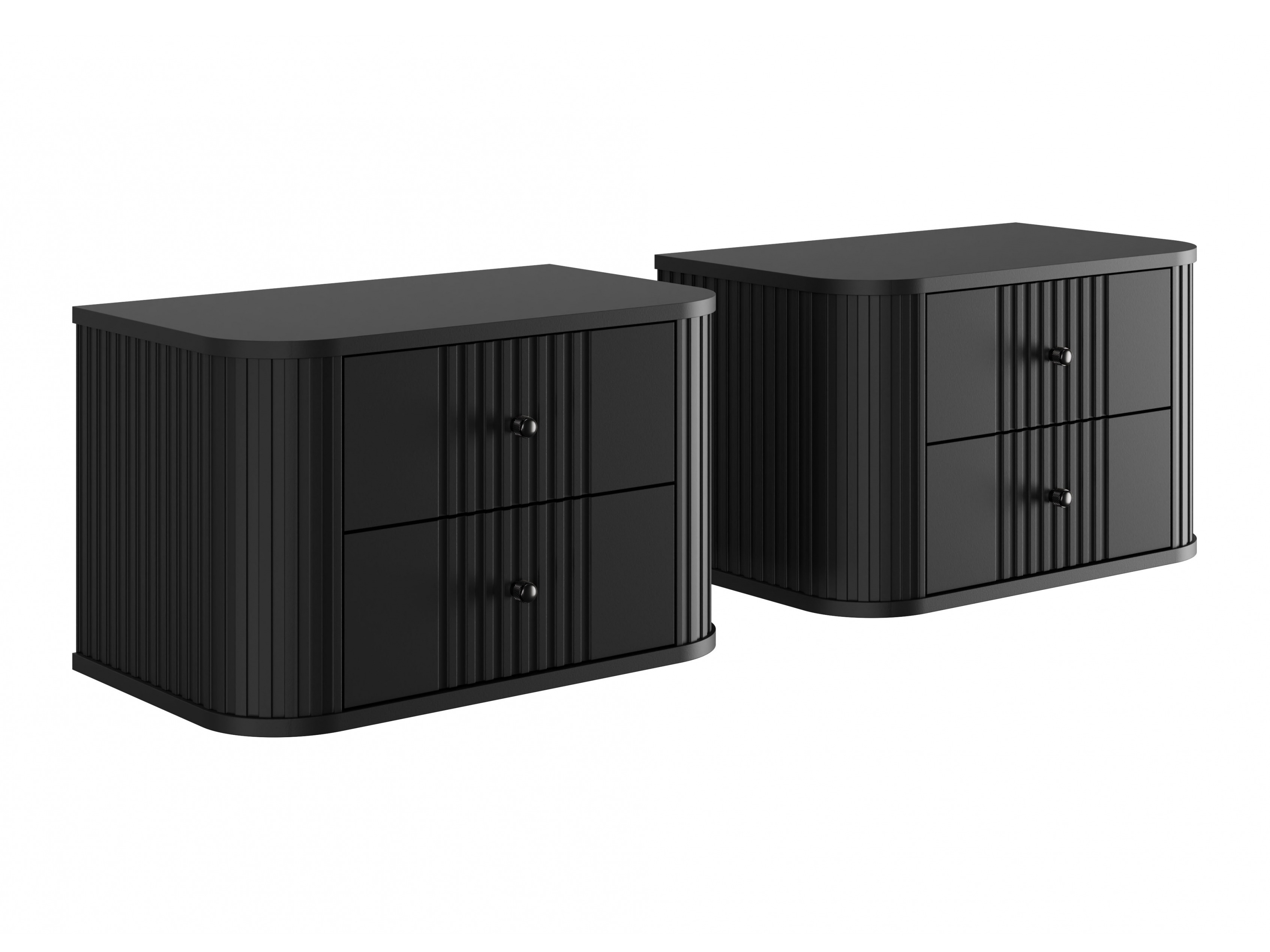 Yöpöytäsetti Revtoru 107 (Musta)