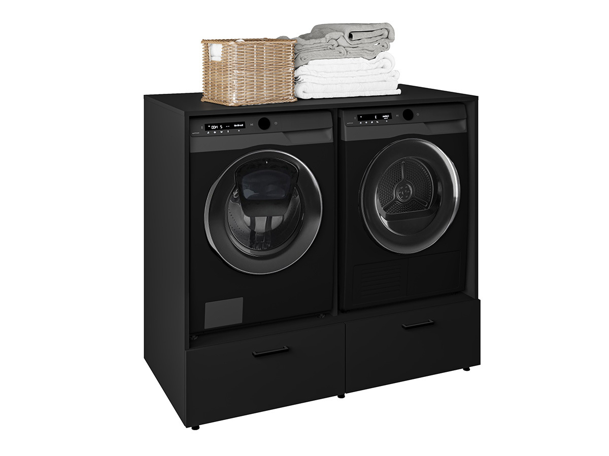 Kylpyhuonehylly Austin 368 (Musta)