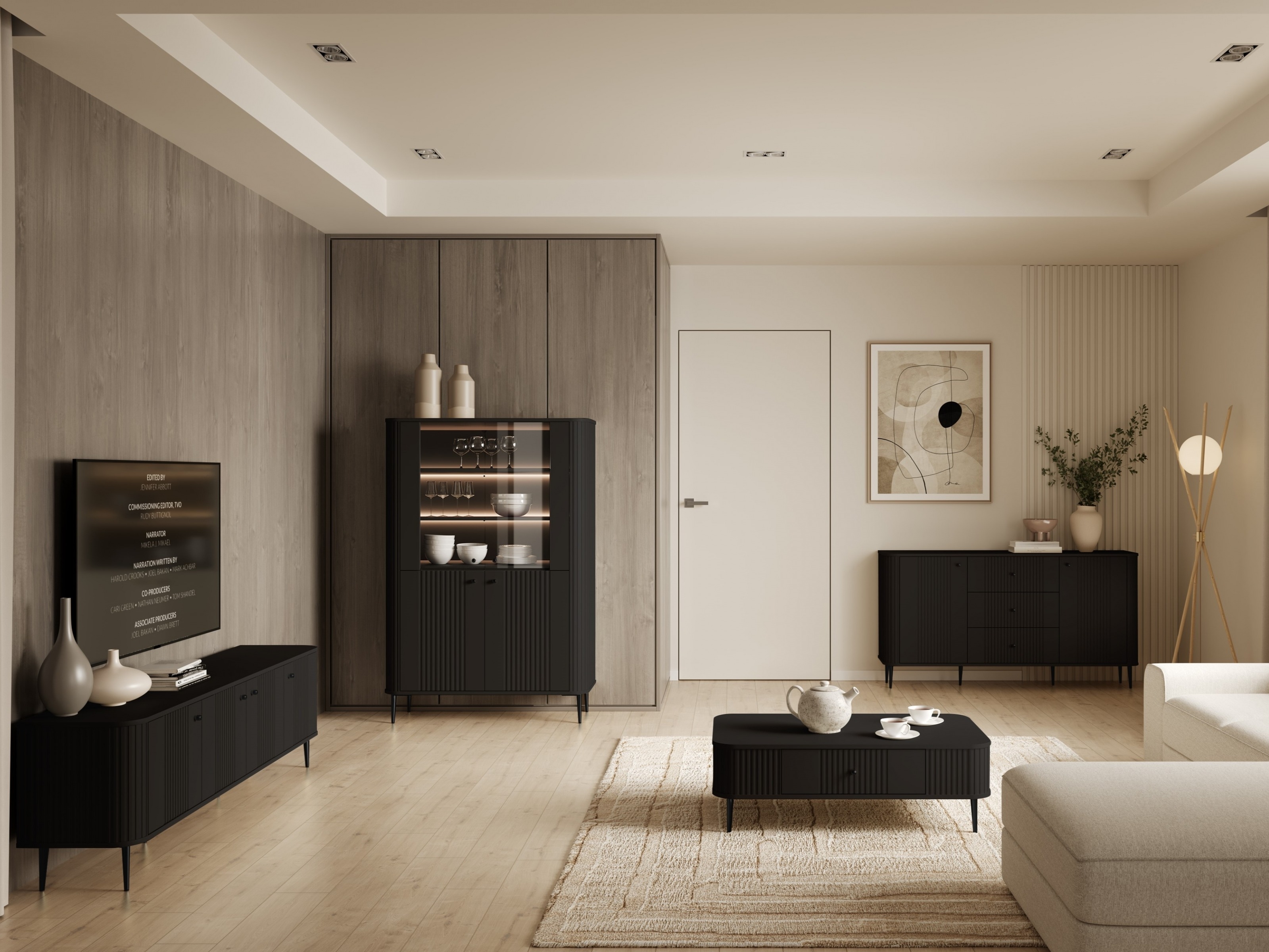 Olohuonesetti Revtoru 110 (Musta)