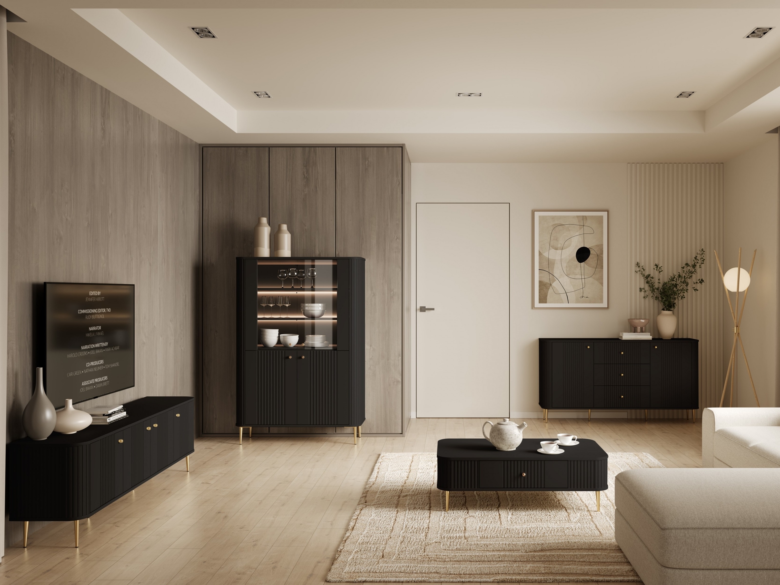 Olohuonesetti Revtoru 110 (Musta)