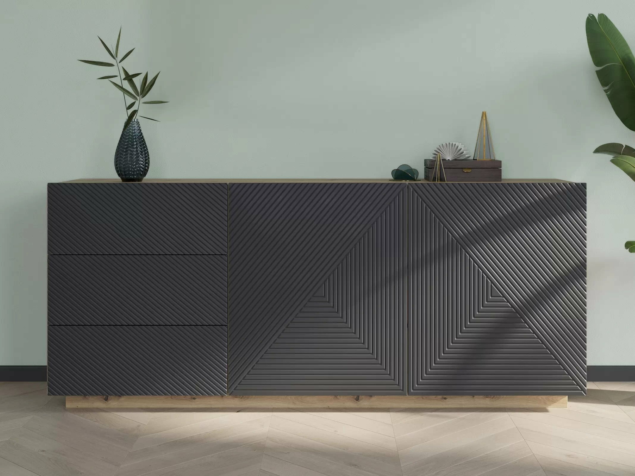 Lipasto Dortivi 113 (Artisaanitammi + Mattaharmaa)