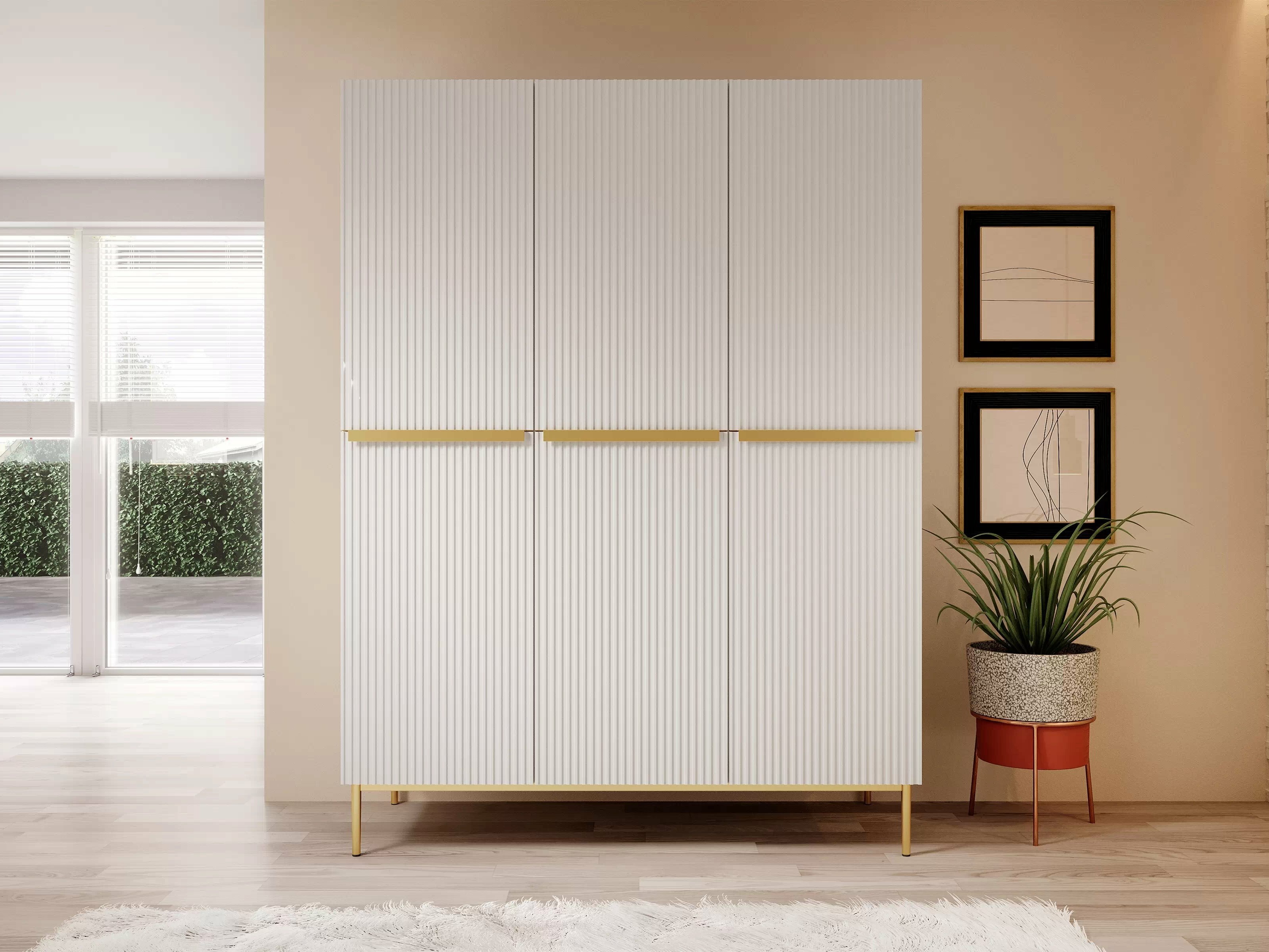 Vaatekaappi Melfelu 119 (Valkoinen)