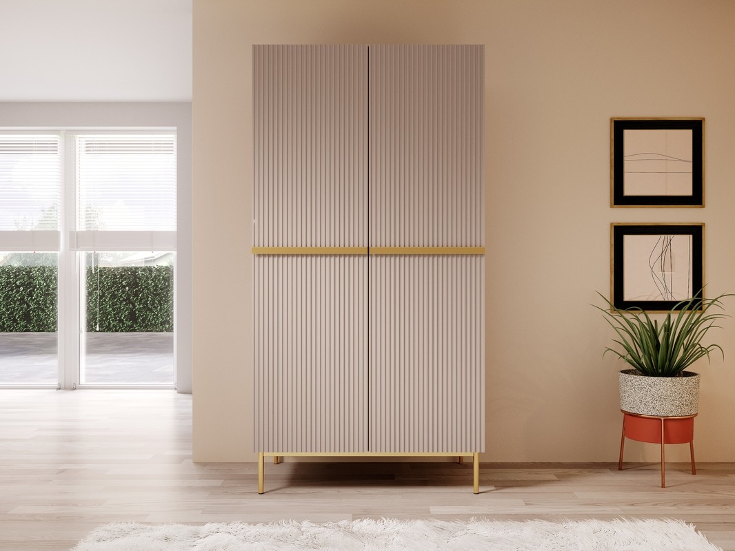 Vaatekaappi Melfelu 123 (Pinkki)