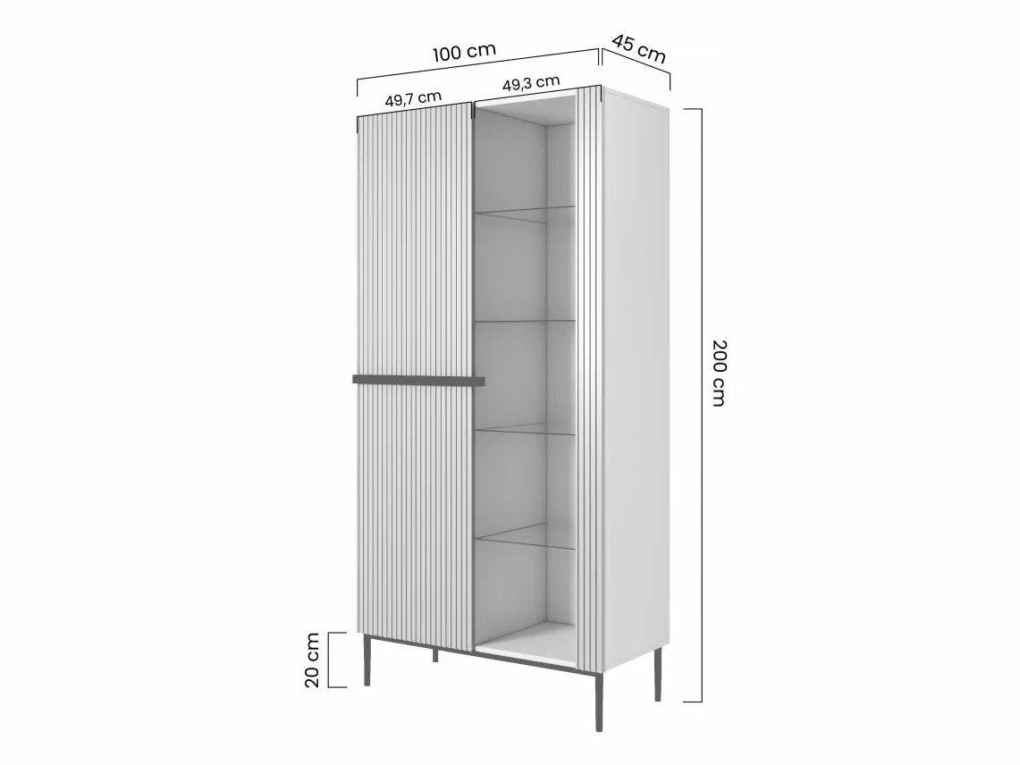 Hylly Melfelu 132 (Kultainen)