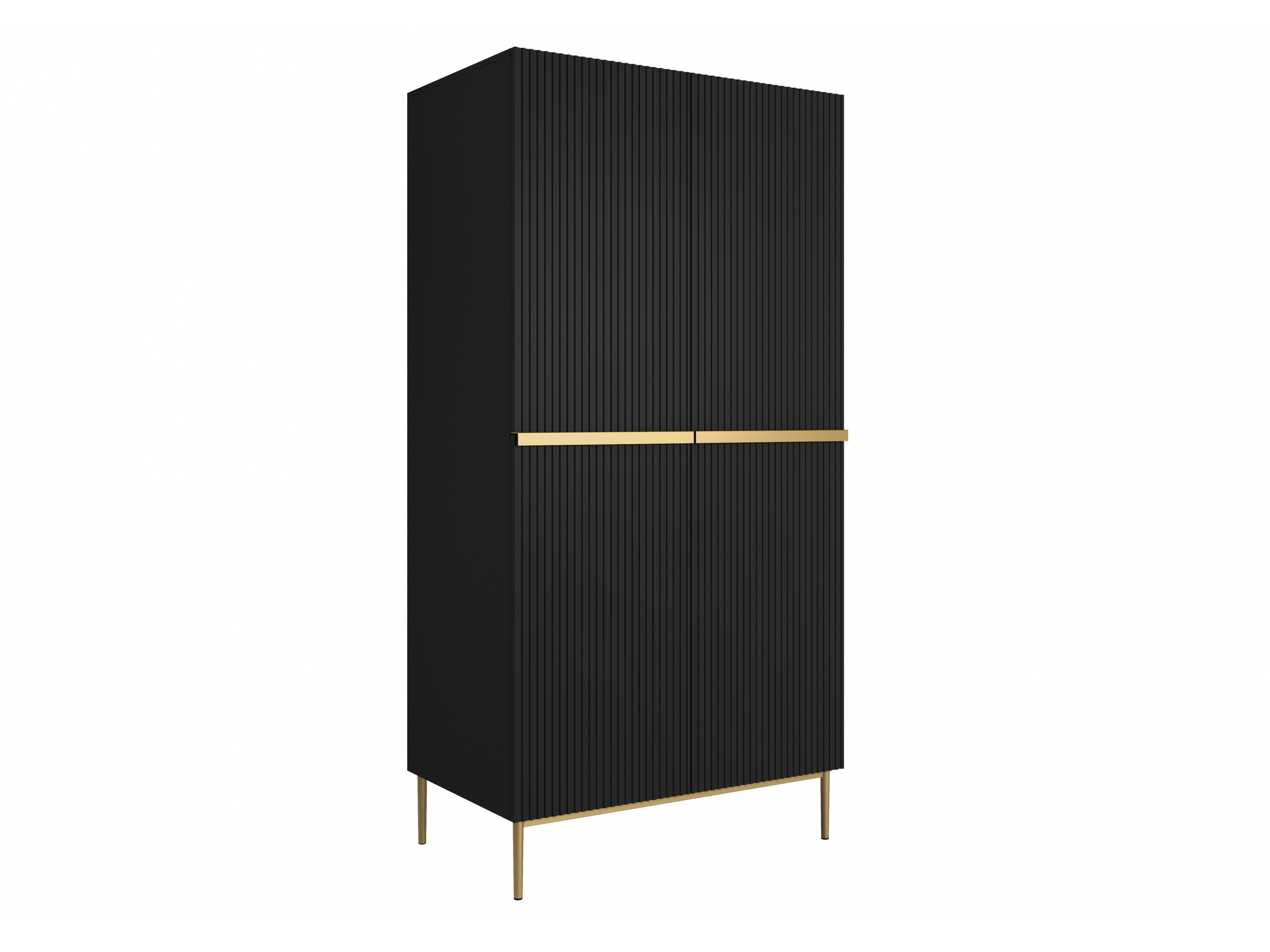 Vaatekaappi Melfelu 133 (Musta)