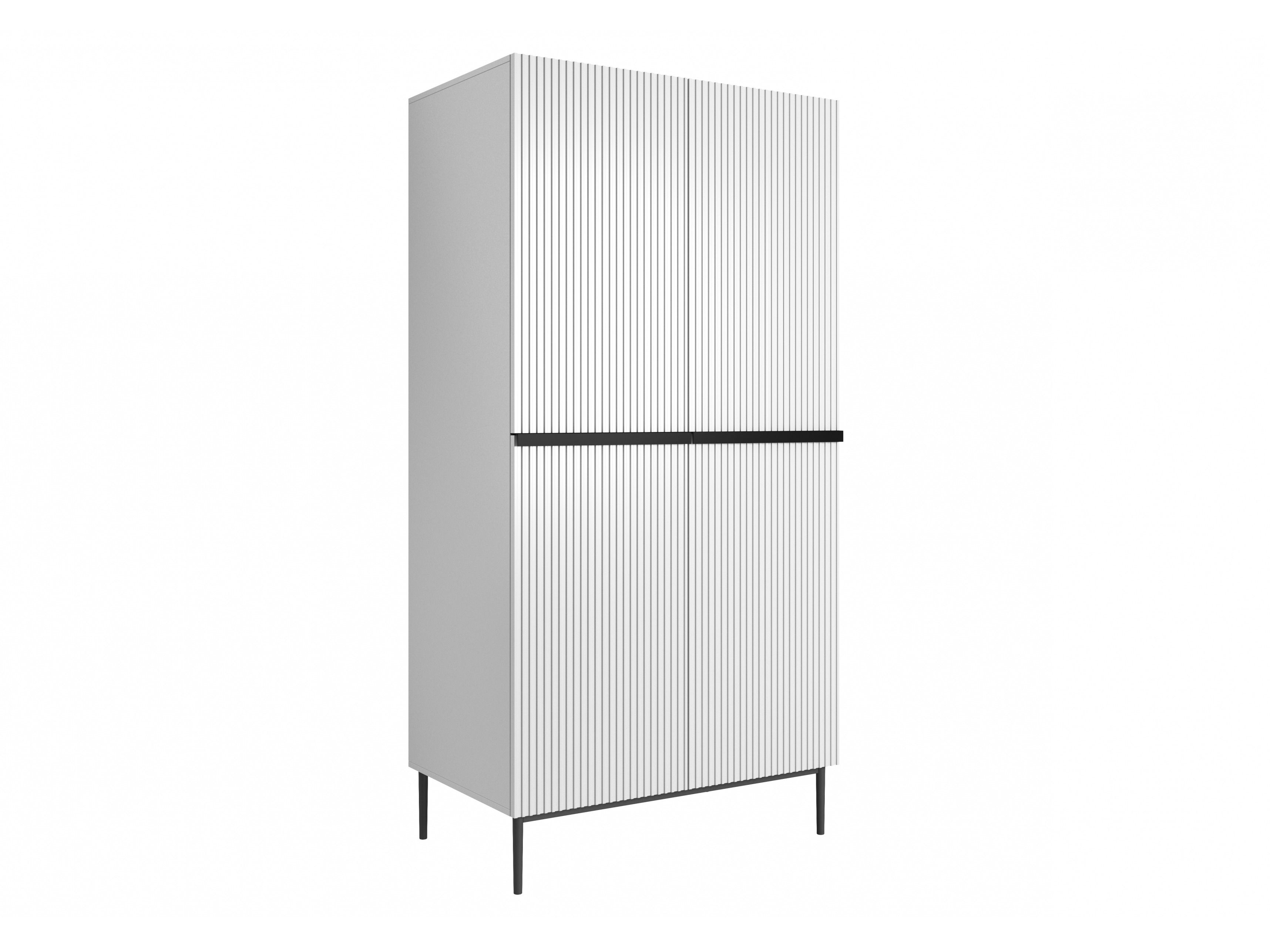 Vaatekaappi Melfelu 133 (Valkoinen)