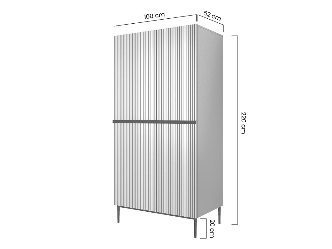 Vaatekaappi Melfelu 134 (Kashmir)